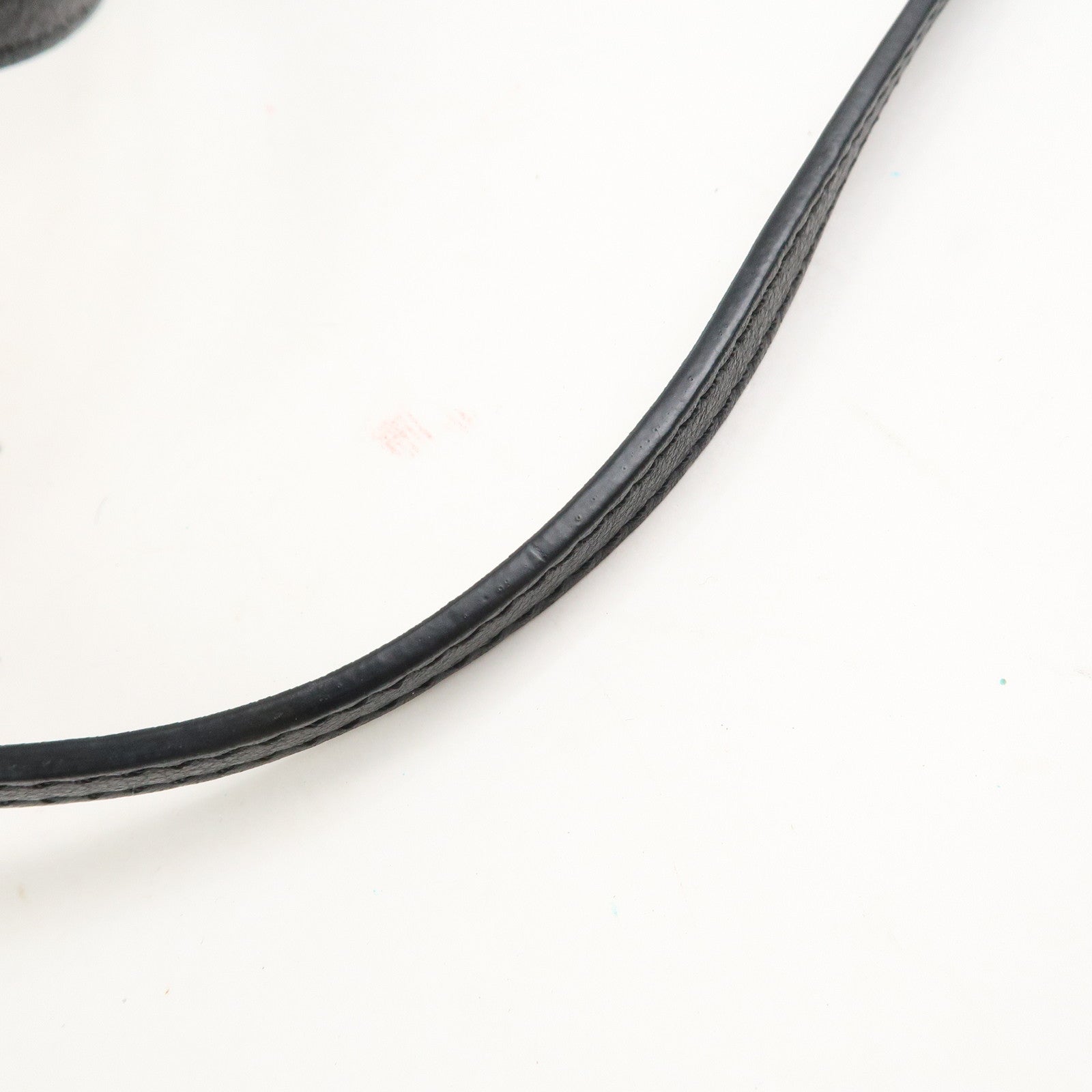 LOEWE Raffia Leather Pochette Bag Shoulder Bag Natural