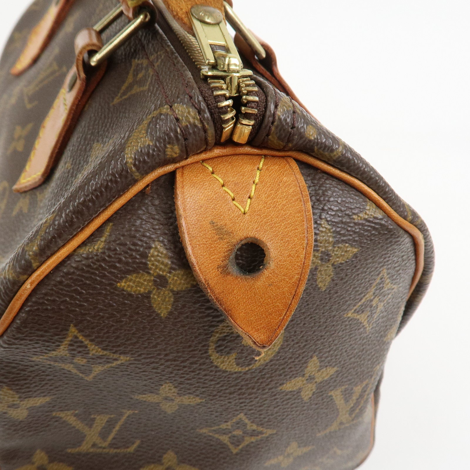 Louis Vuitton Monogram Speedy 25 Boston Bag Hand Bag Brown M41528