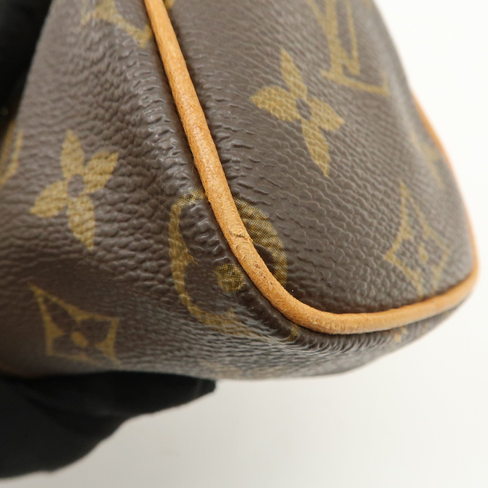 Louis Vuitton Monogram Mini Speedy Hand Bag & Strap Brown M41534