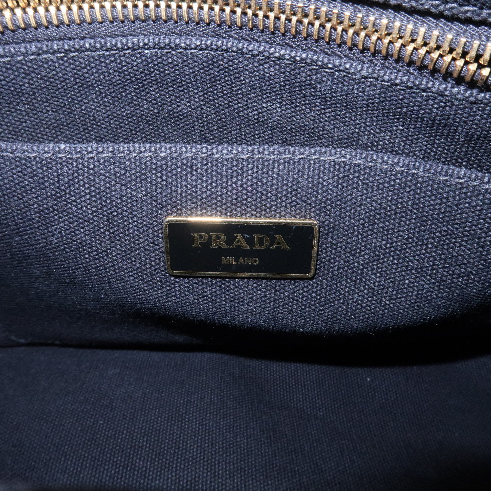 PRADA Canapa Mini Canvas 2Way Bag Hand Bag Shoulder Bag 1BG439