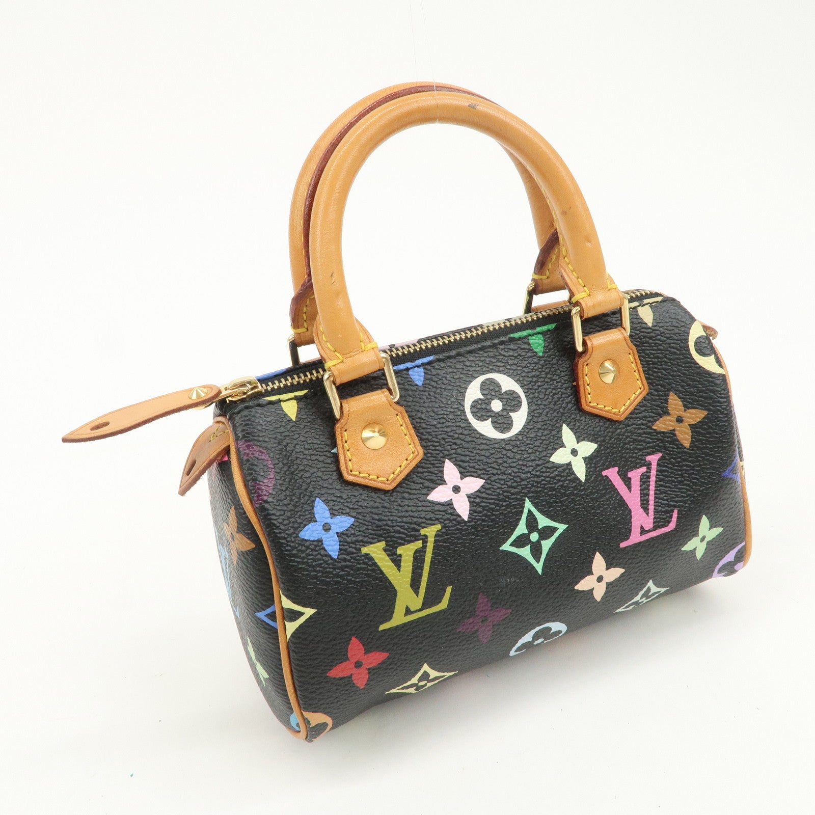 Louis Vuitton Monogram Multicolor Mini Speedy Mini Bag Noir M92644