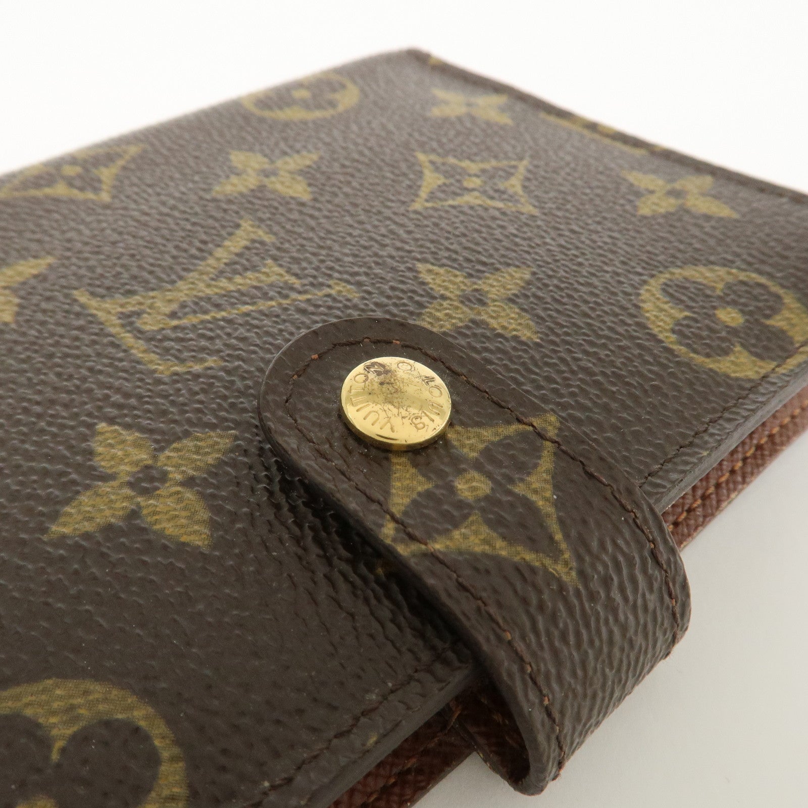 Louis Vuitton Monogram Agenda PM Planner Cover Brown R20005