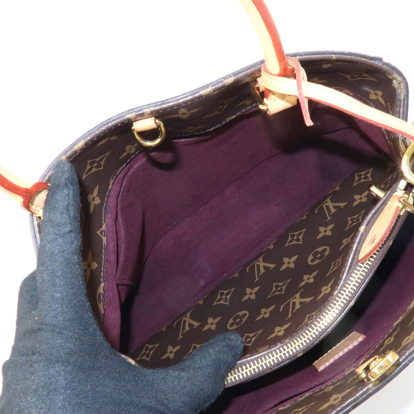 Louis Vuitton Monogram Montaigne MM 2Way Bag Hand Bag M41056