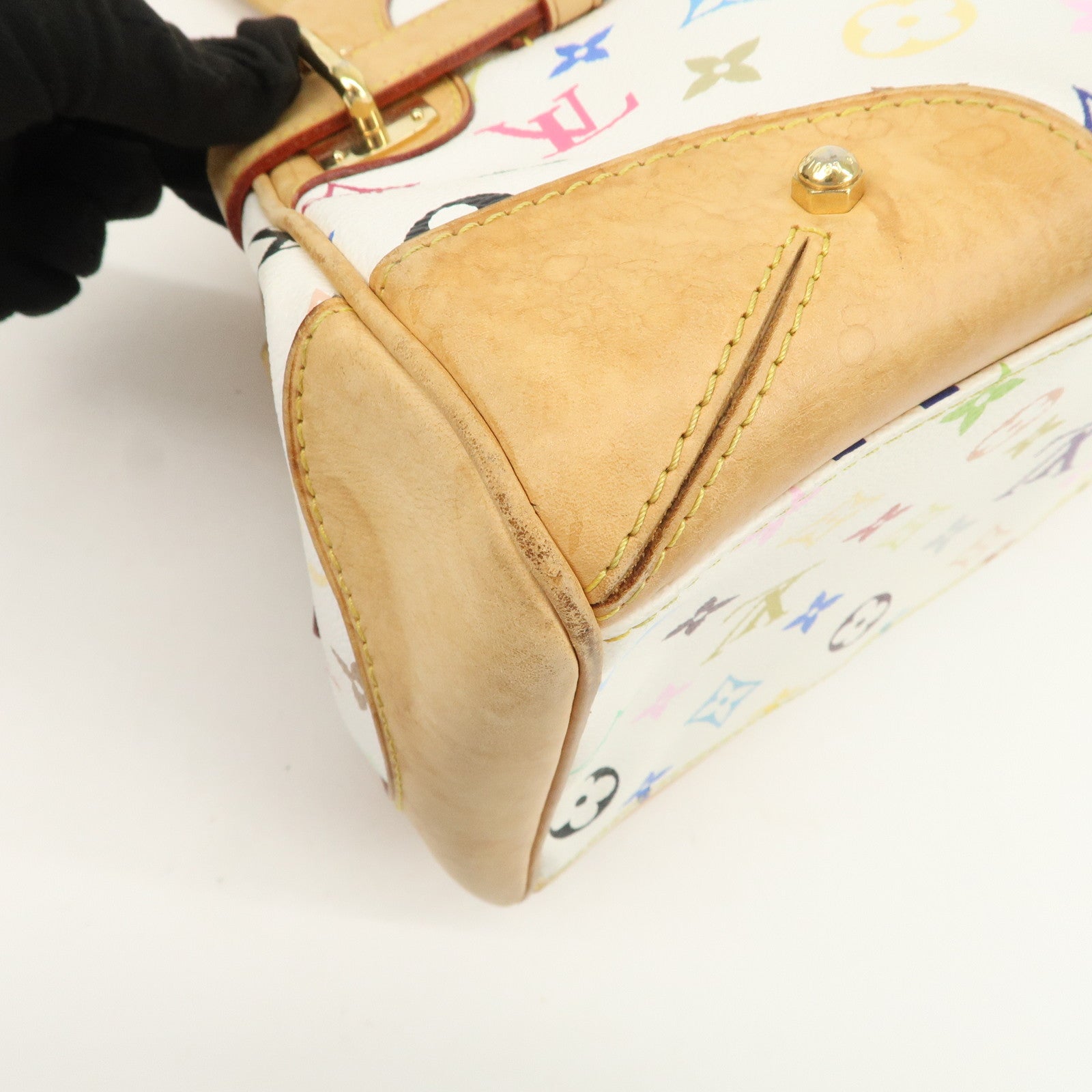 Louis Vuitton Monogram Multicolor Claudia Hand Bag Blanc M40193
