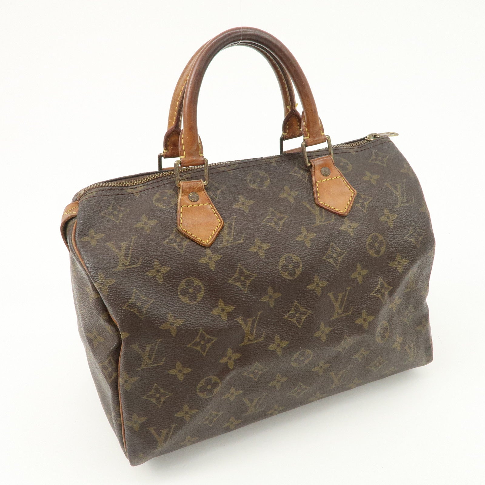 Louis Vuitton Monogram Speedy 30 Hand Bag Boston Bag M41526 Used