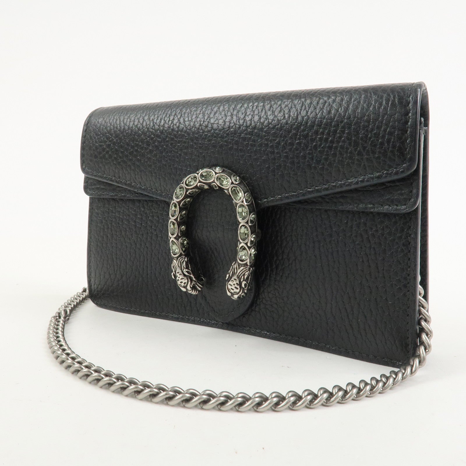 GUCCI Dionysus Super Mini Bag Leather Chain Shoulder Bag 476432