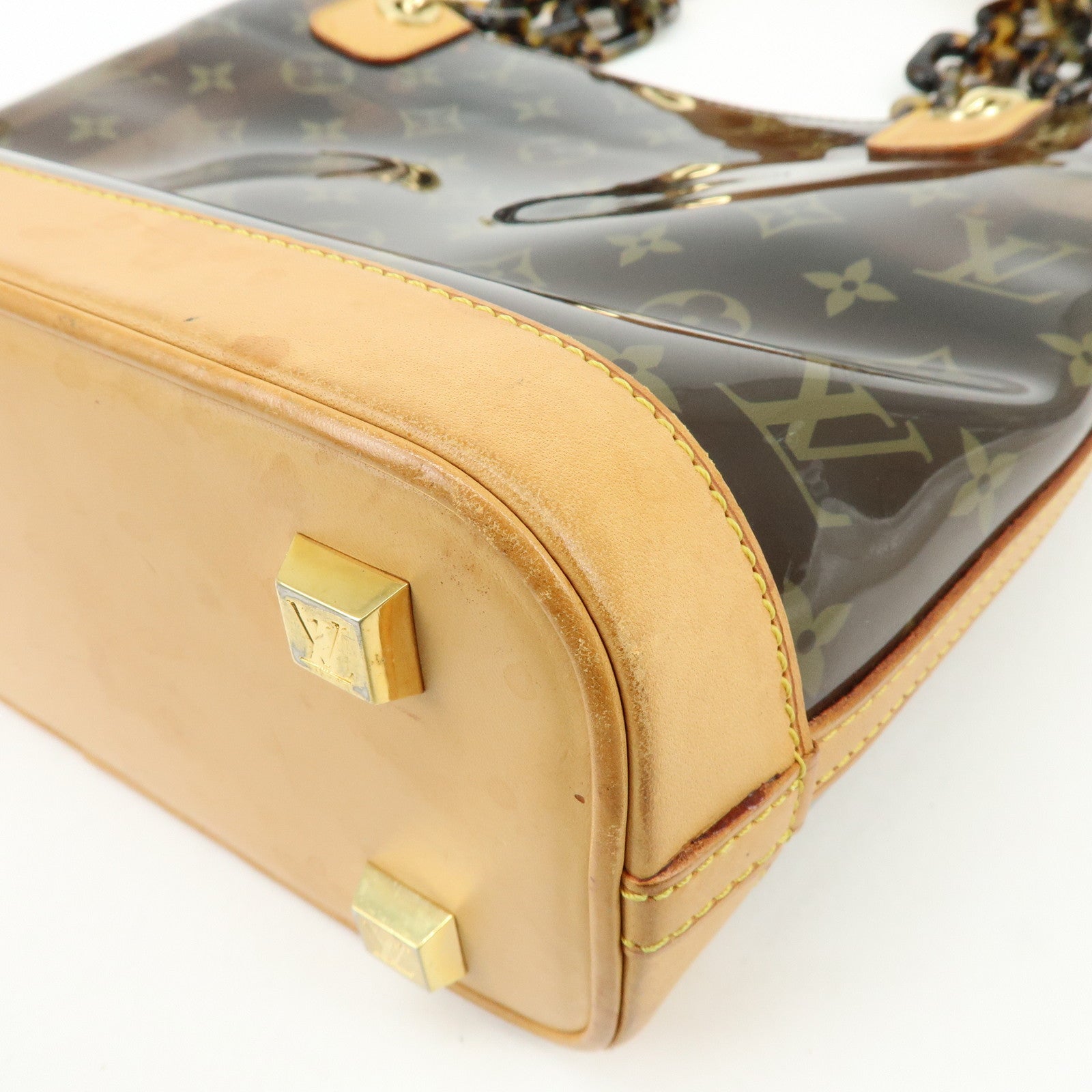 Louis Vuitton Monogram Cabas Ambre PM Tote Bag Clear Brown M92502