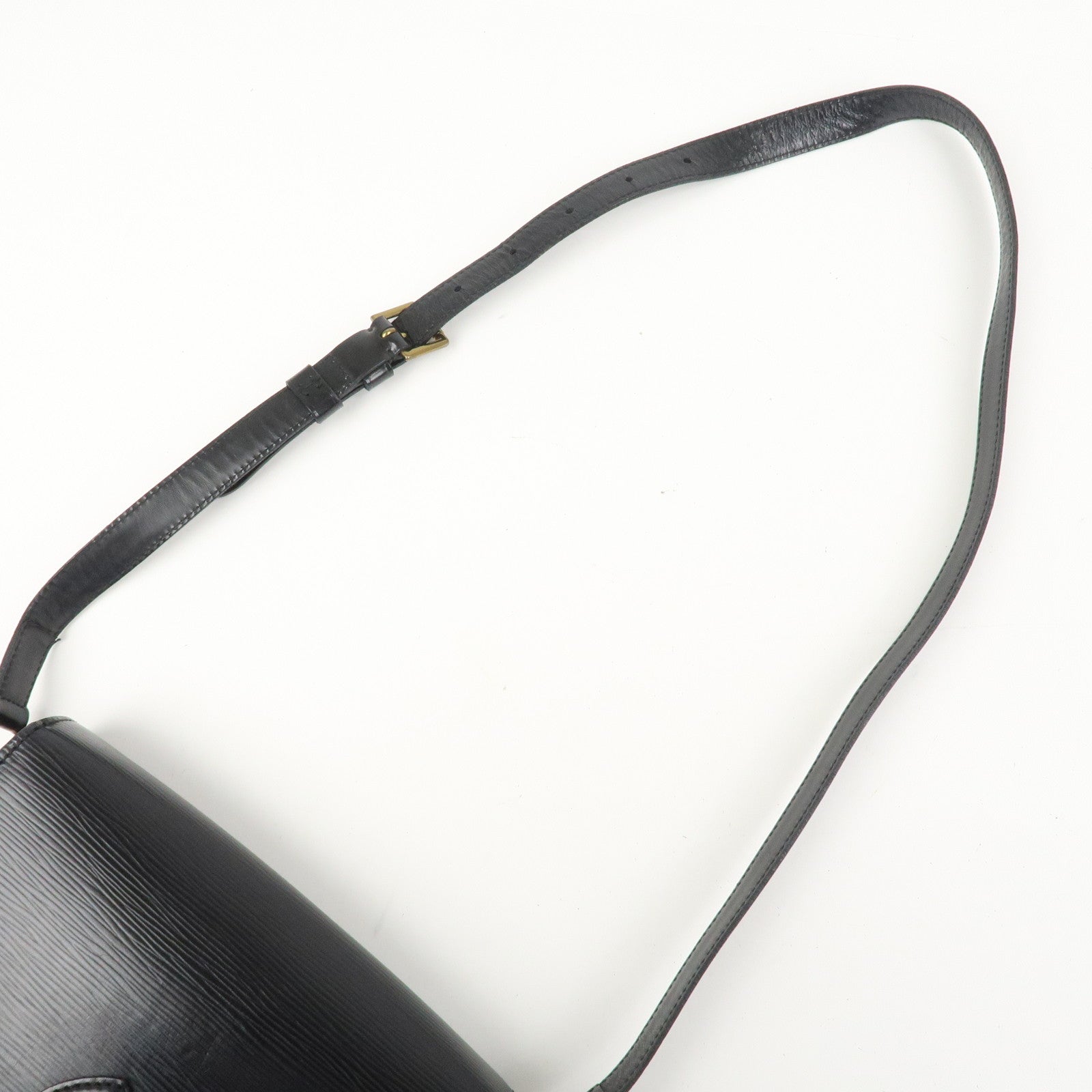 Louis Vuitton Epi Saint Cloud Shoulder Bag Black Noir M52192