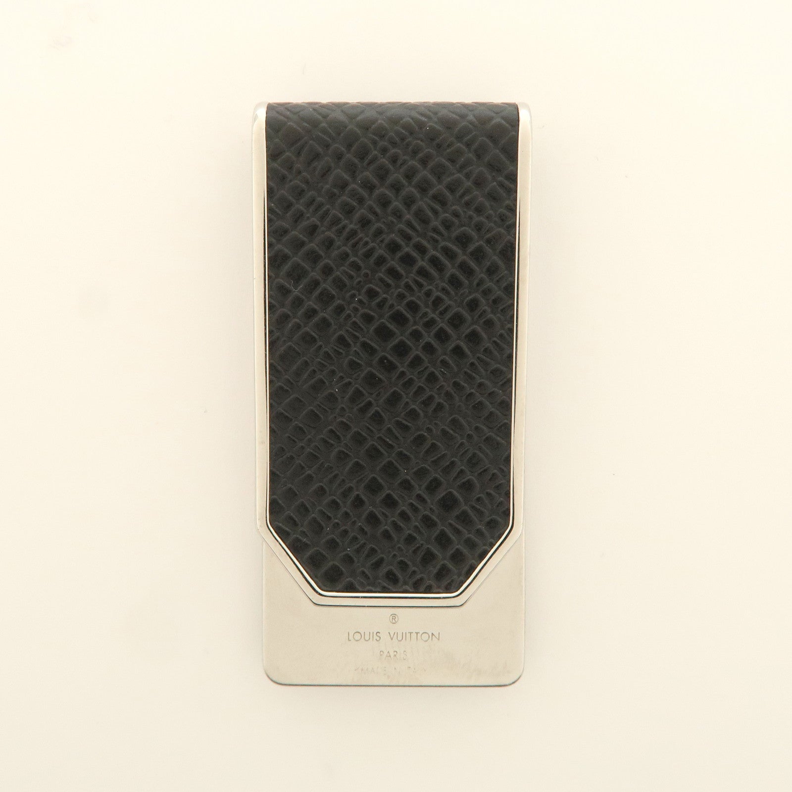 Louis Vuitton Pince Billets Neo LV Club Money Clip Black M63069 Used