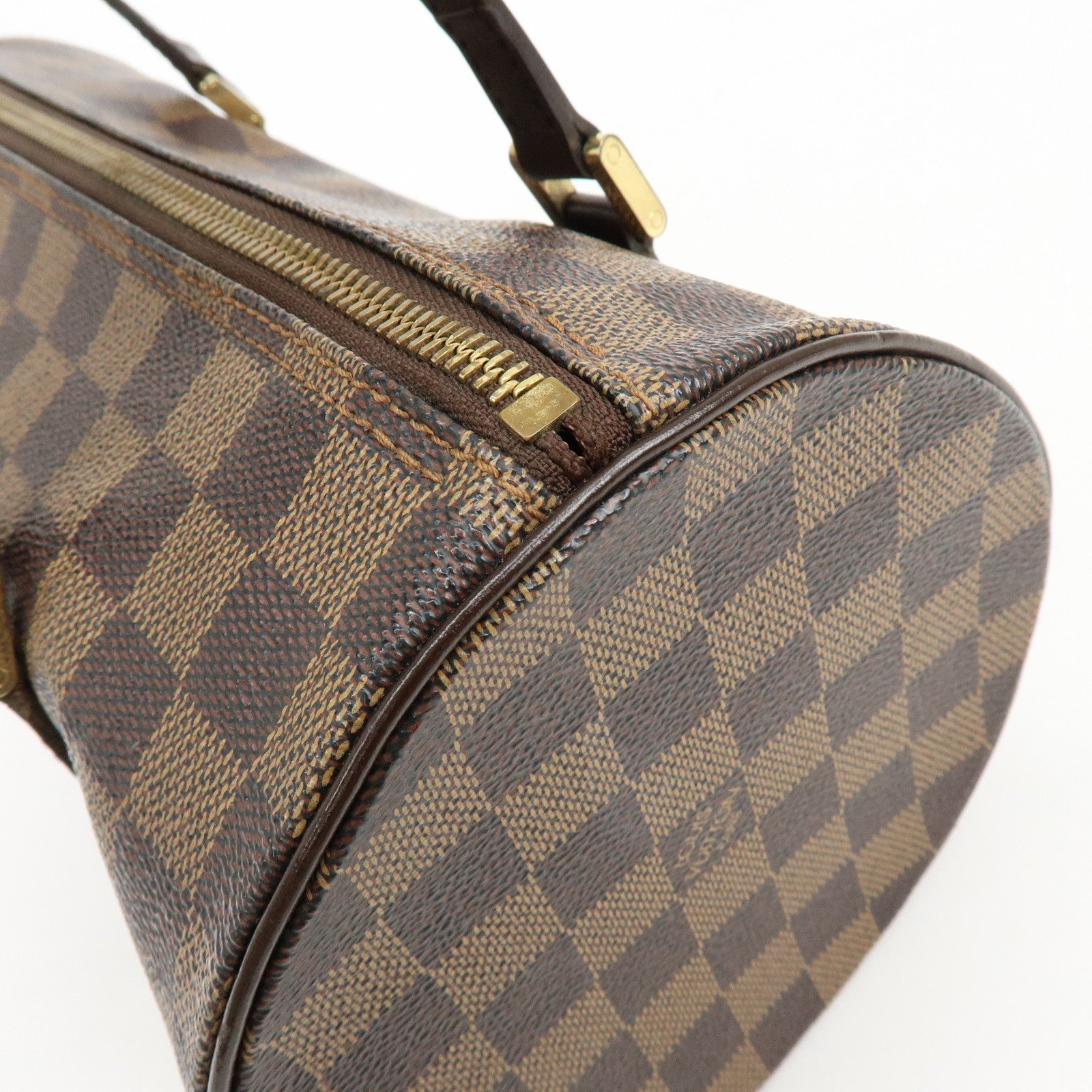 Louis Vuitton Damier Ebene Papillon 30 Hand Bag Brown N51303