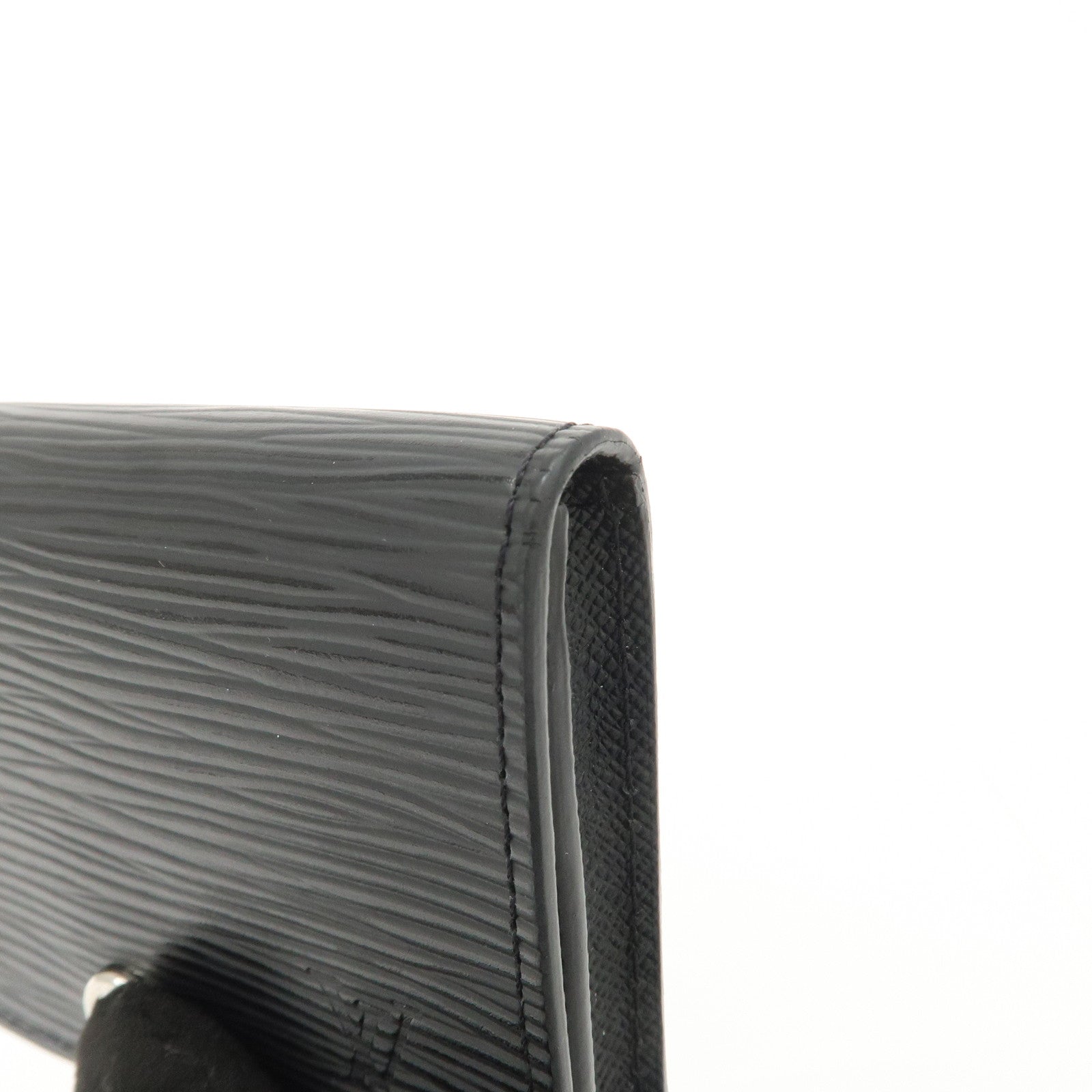 Louis Vuitton Epi leather Enveloppe Culte Du Visite Card Case Noir M56169