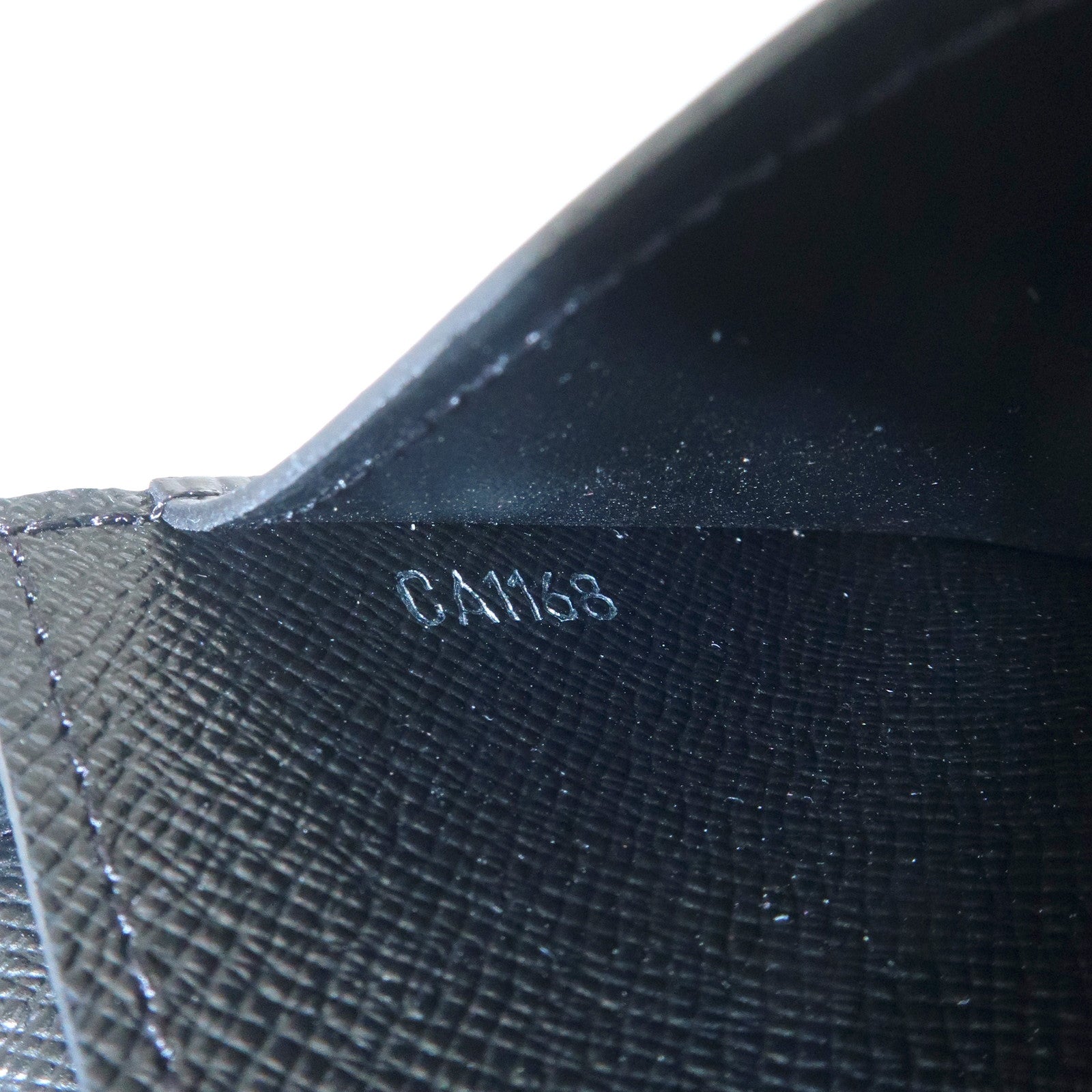 Louis Vuitton Epi leather Enveloppe Culte Du Visite Card Case Noir M56169