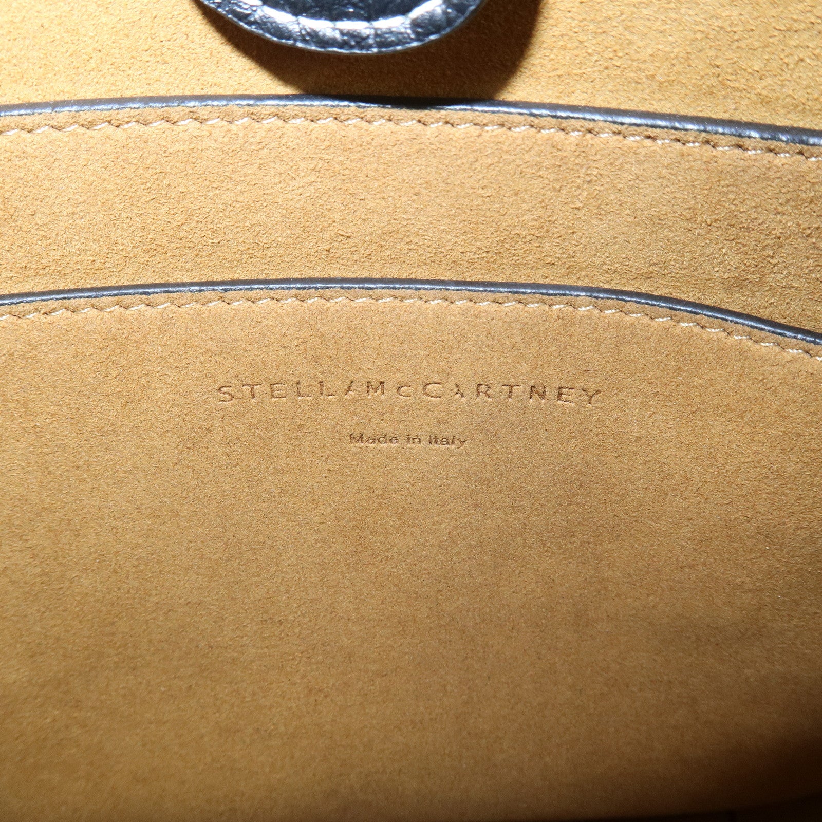 STELLA MCCARTNEY Leather Shoulder Bag Crossbody Bag Black