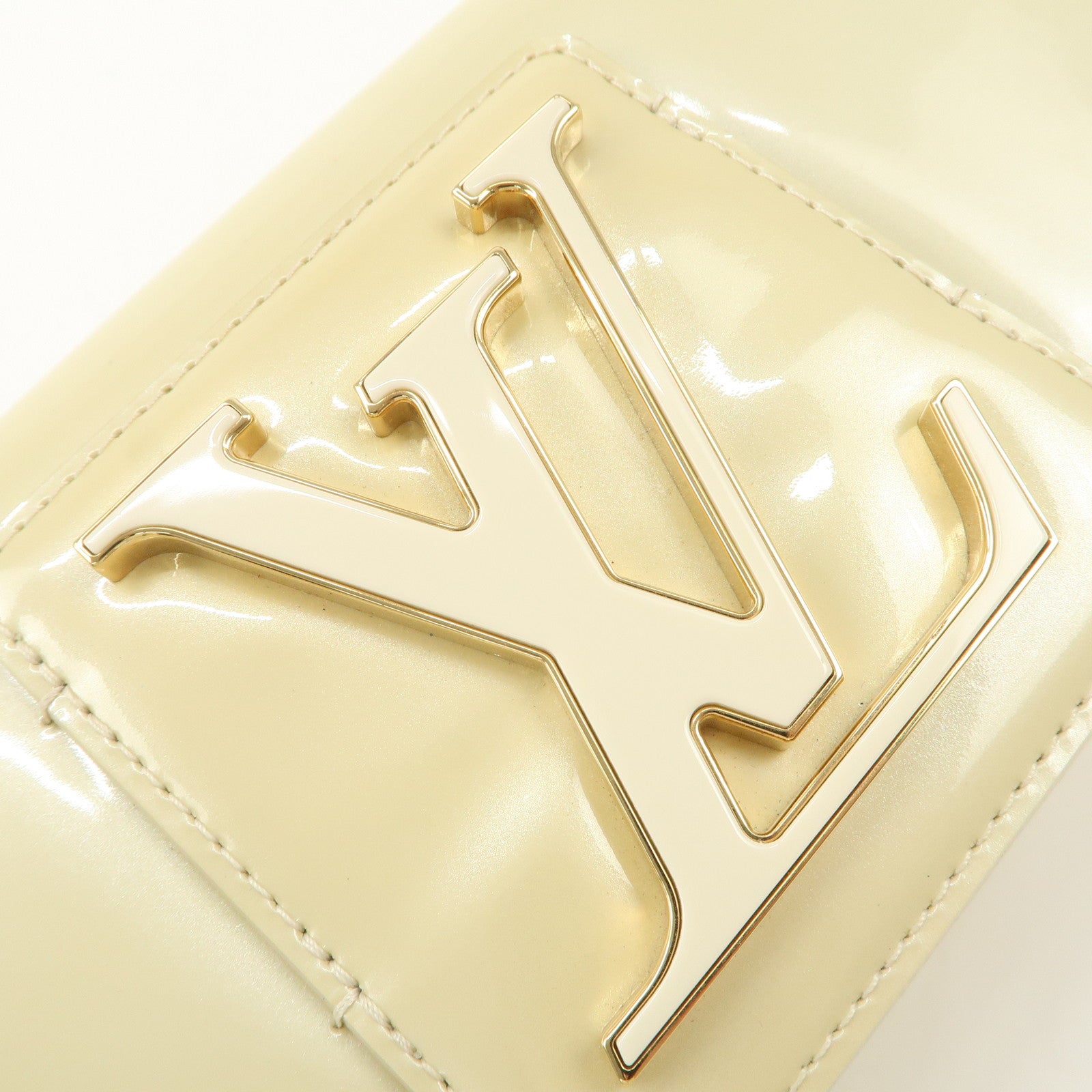 Louis Vuitton Pochette Sobie Clutch Bag Blanccorail M93489 Used