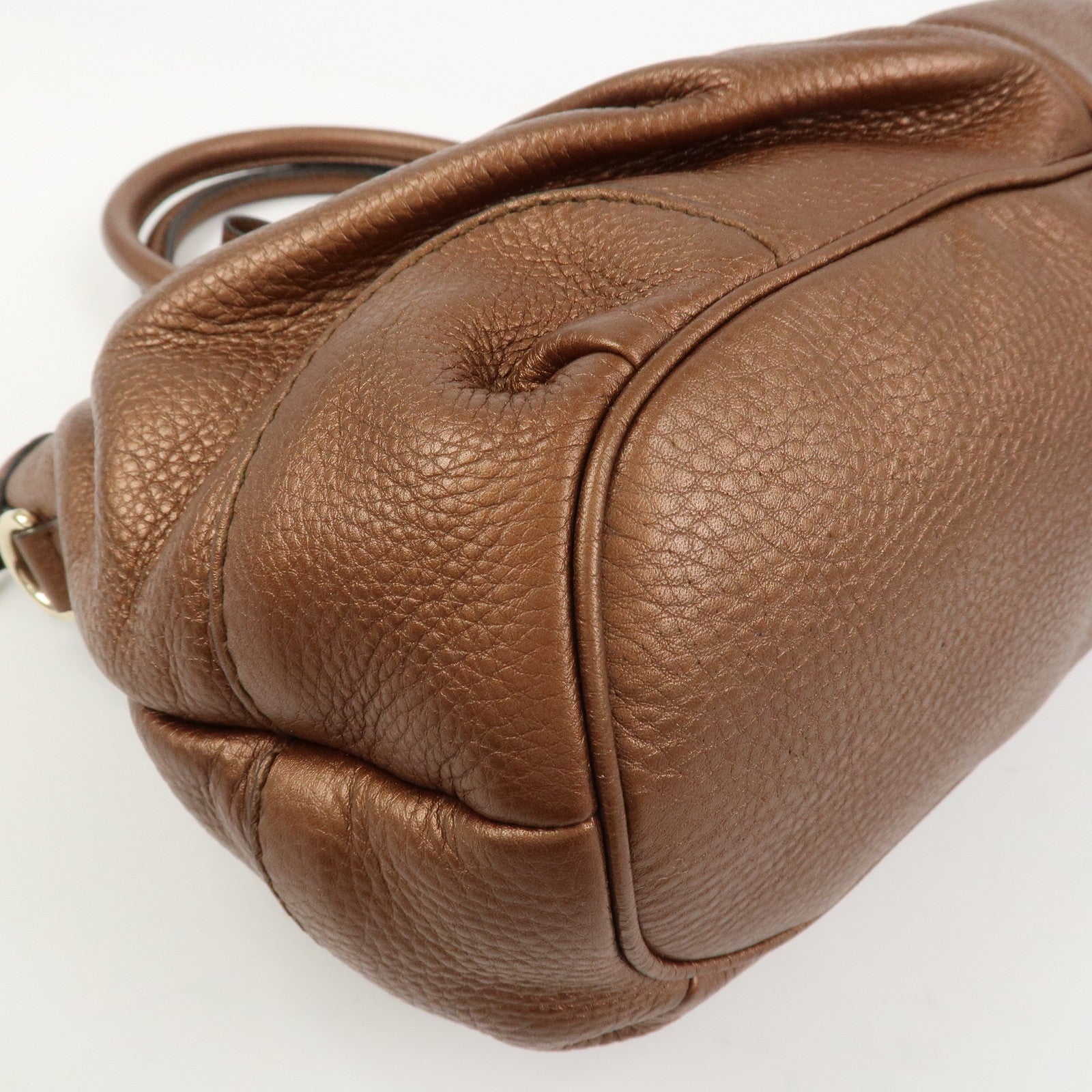 GUCCI Interlocking G Leather 2Way Bag Shoulder Bag Hand Bag 247902