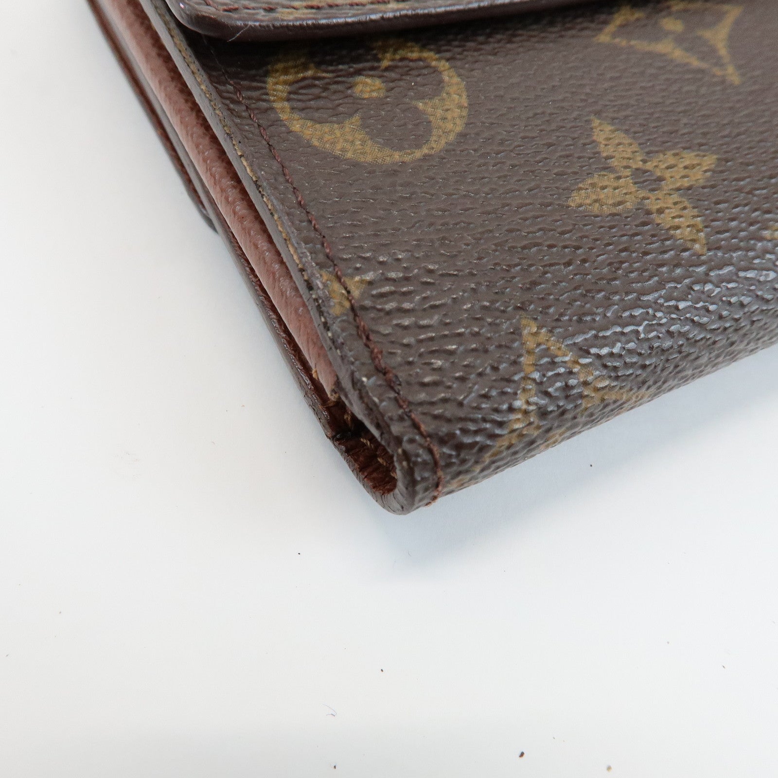 Louis Vuitton Monogram Set of 2 Bi- fold Wallets Brown M61652
