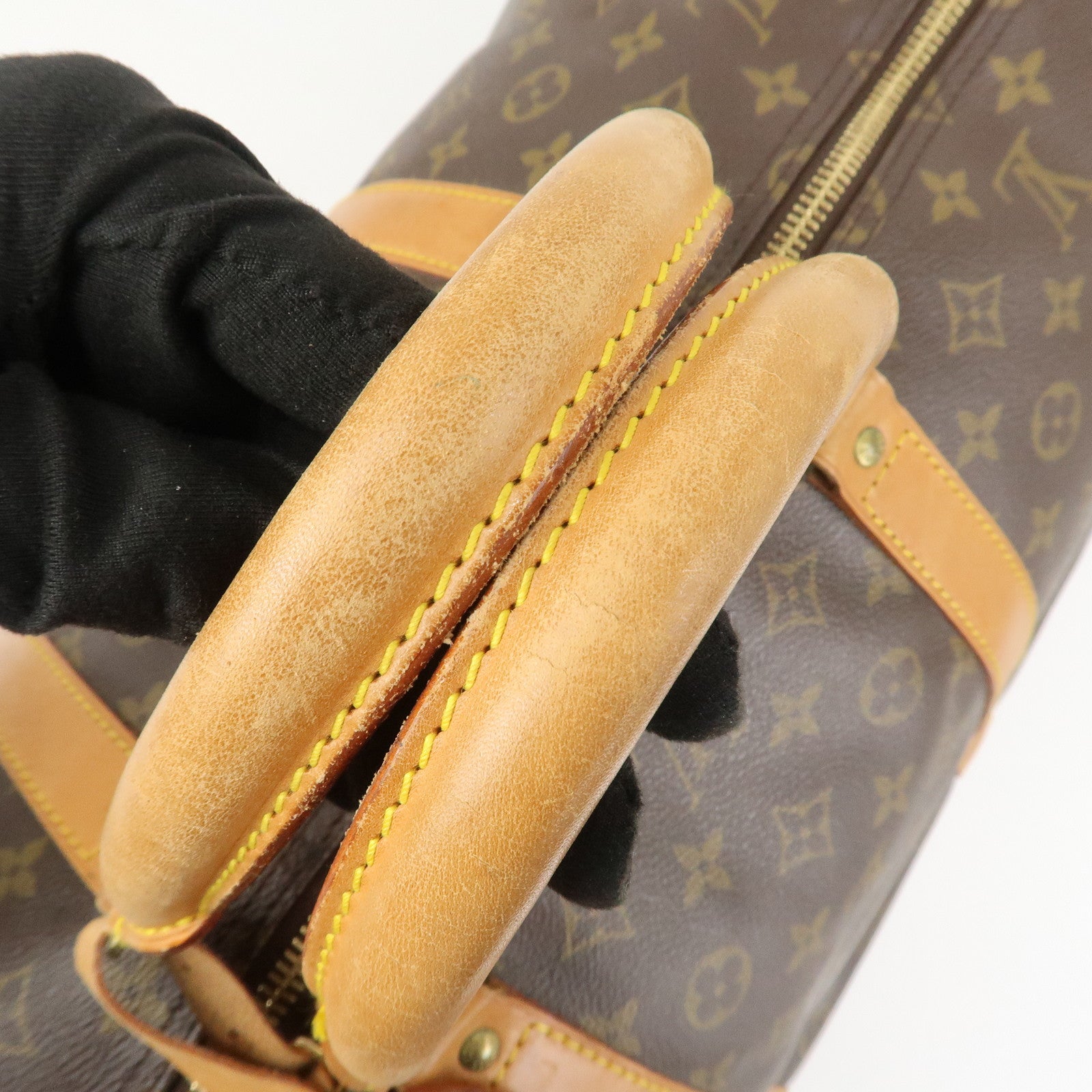 Louis Vuitton Monogram Keep All Bandouliere 60 Boston Bag M41412