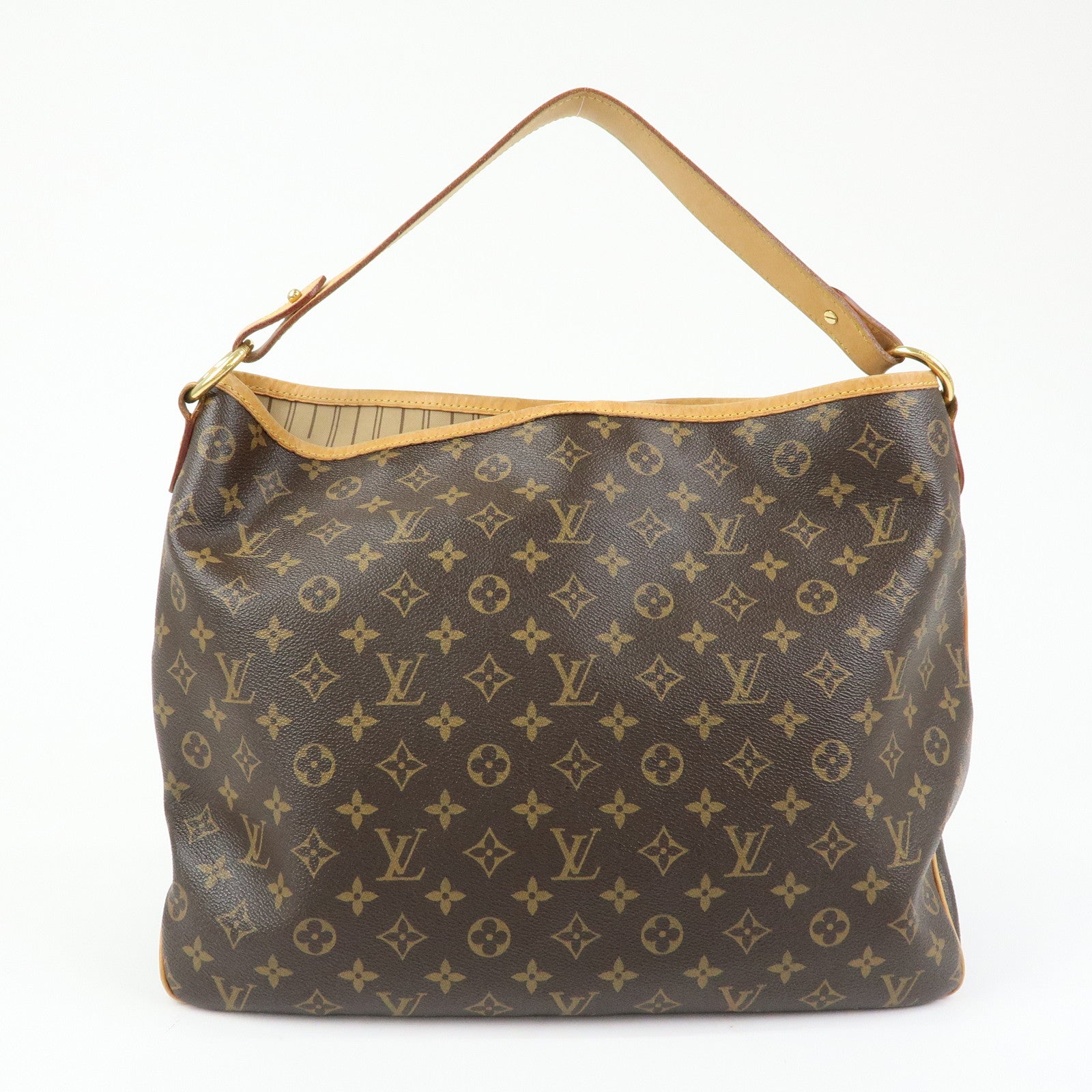 Louis Vuitton Monogram Delightful MM Shoulder Bag Brown M50156
