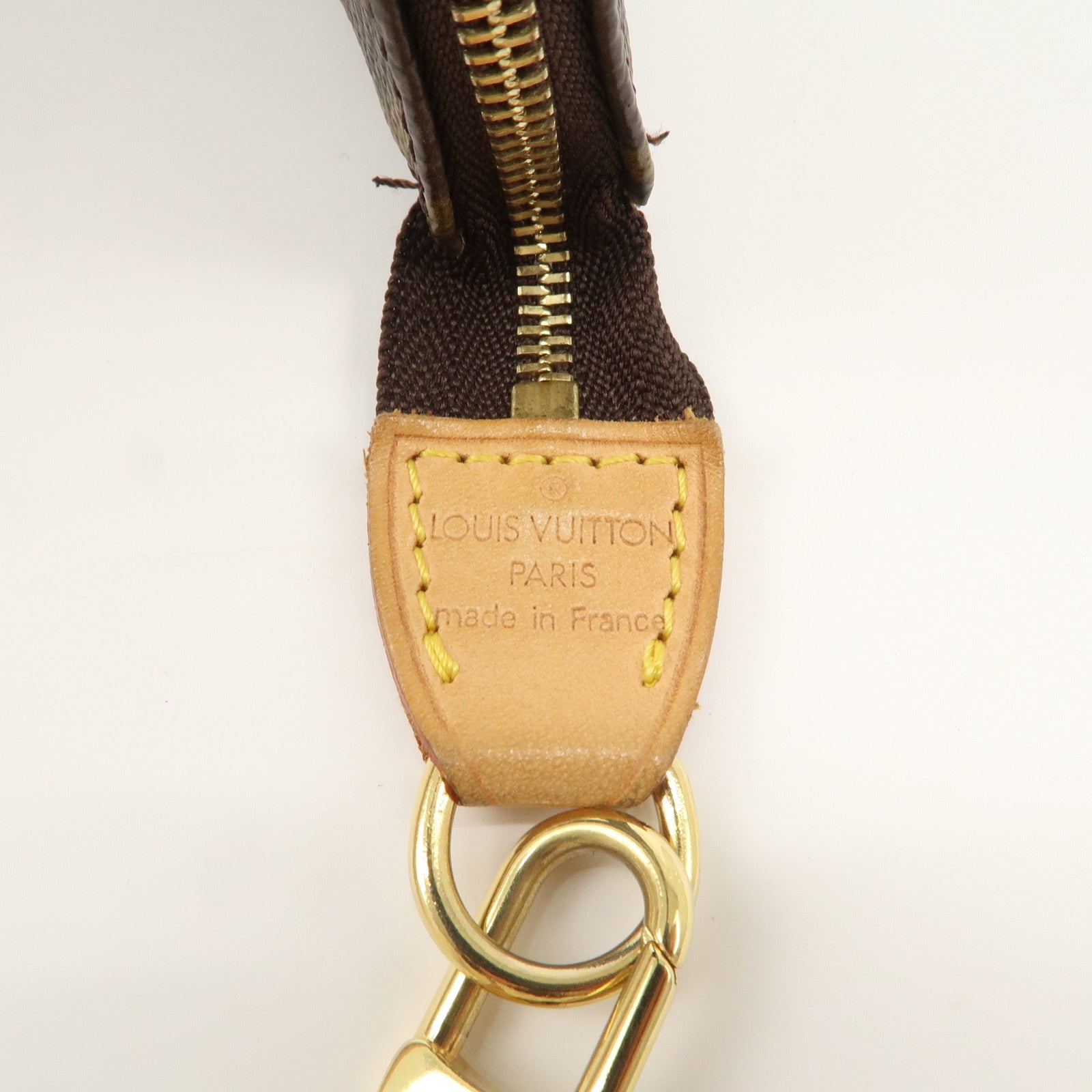 Louis Vuitton Monogram Pochette Accessoires Hand Bag Pouch M51980 Used