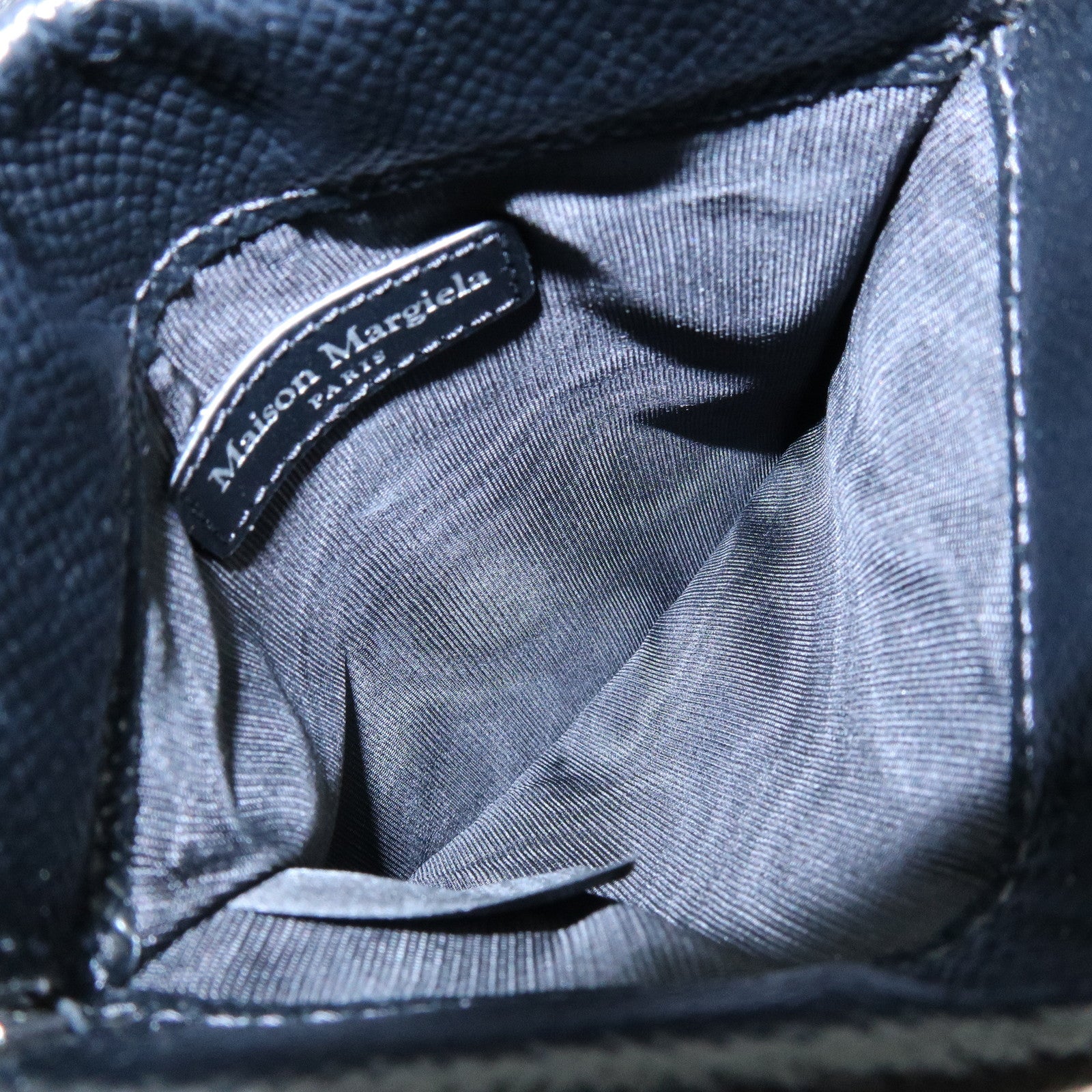 Maison Margiela 11 Four Stitches Calf Leather Shoulder Bag Black