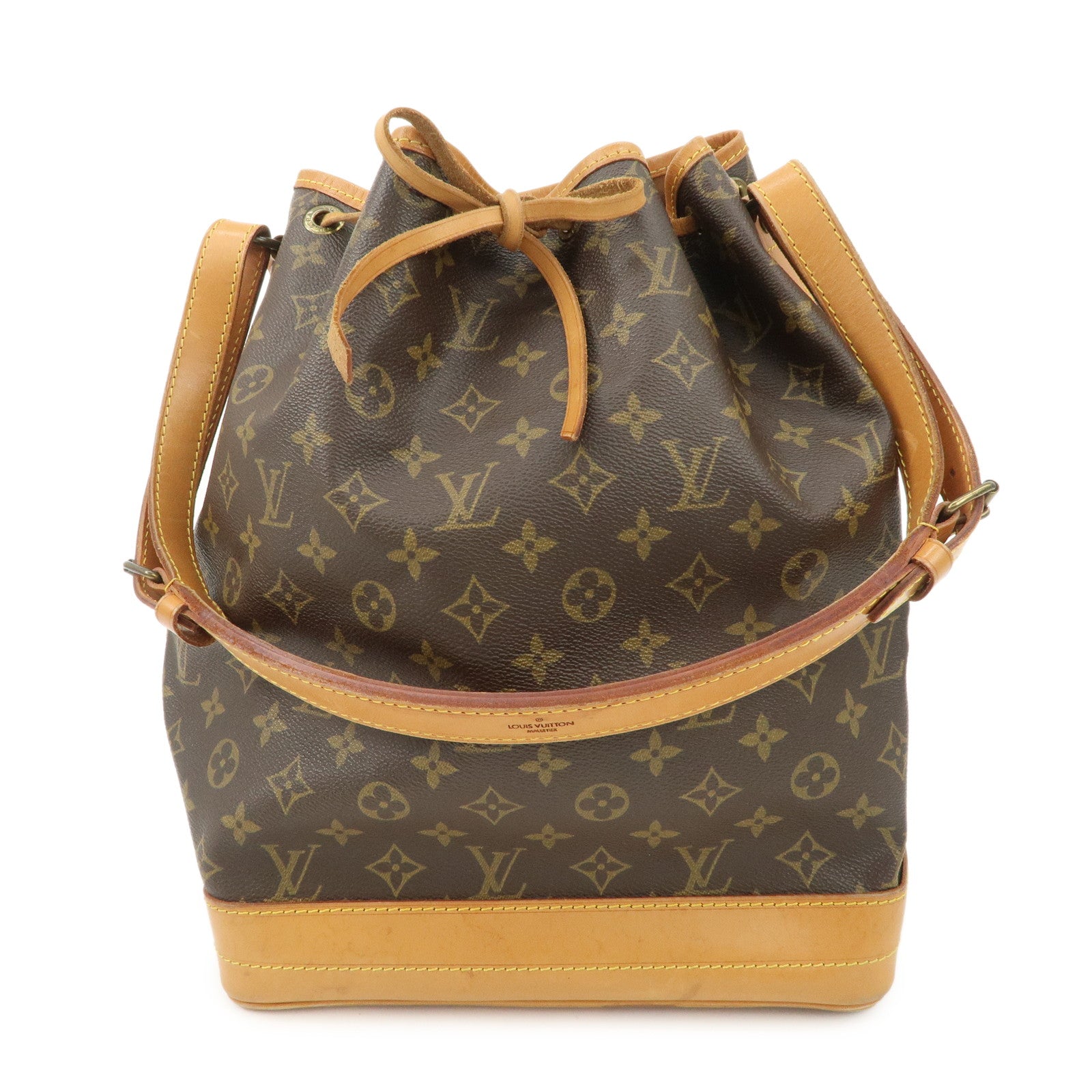 Louis Vuitton Monogram Noe Shoulder Bag Brown M42224
