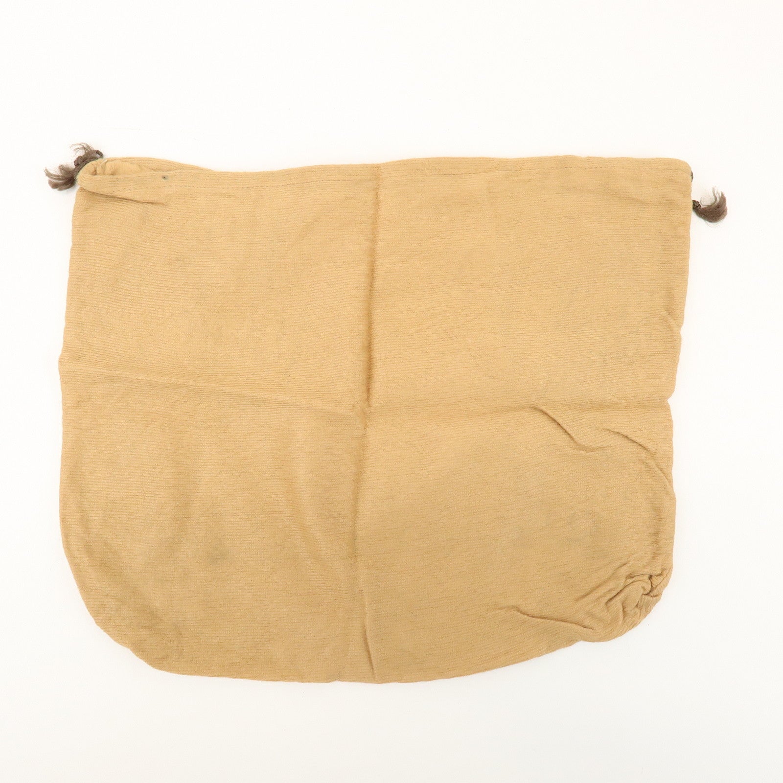 HERMES Set of 8 Drawstring Style Dust Bag Storage Bag Beige Brown