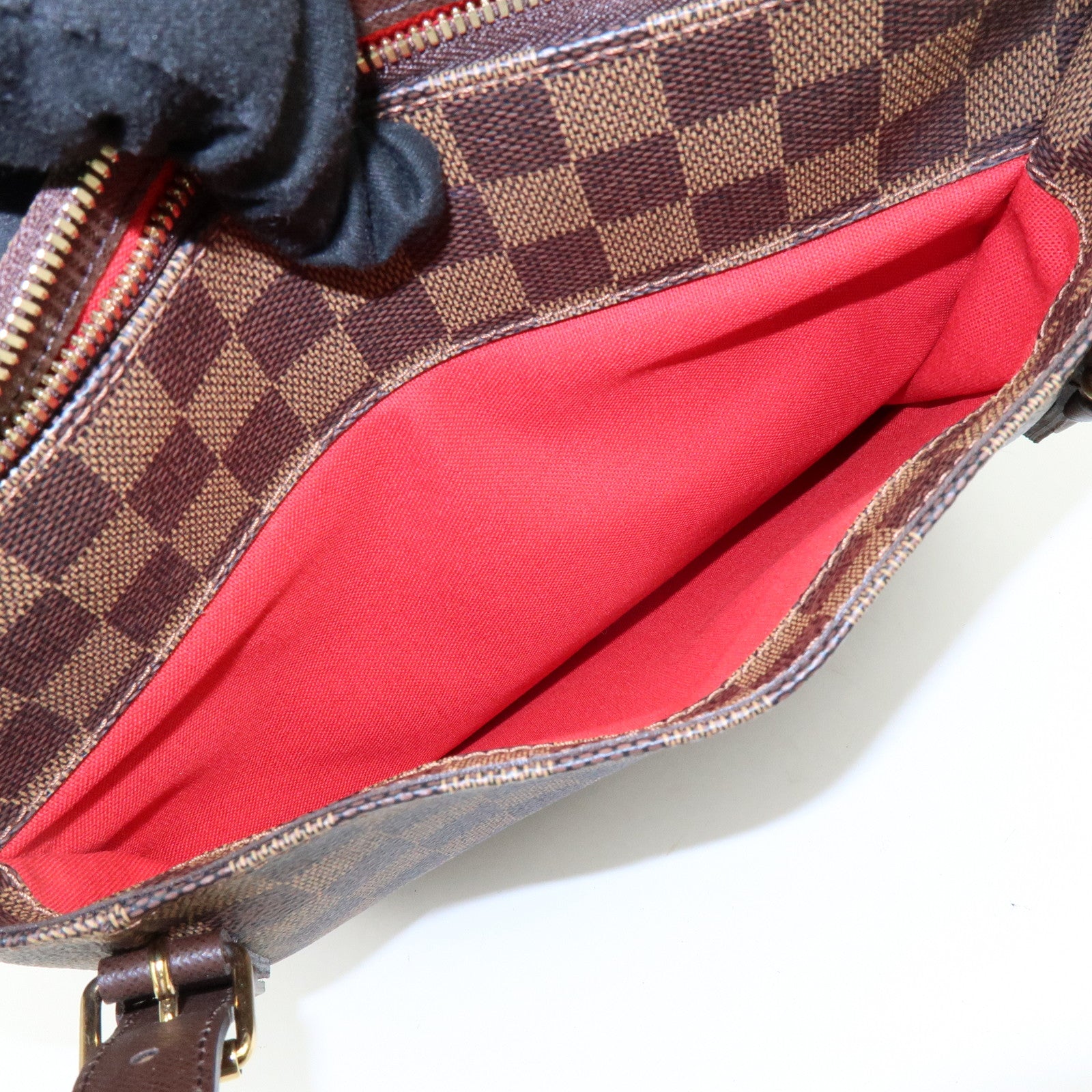 Louis Vuitton Damier Belem MM Hand Bag Damier Ebene N51174