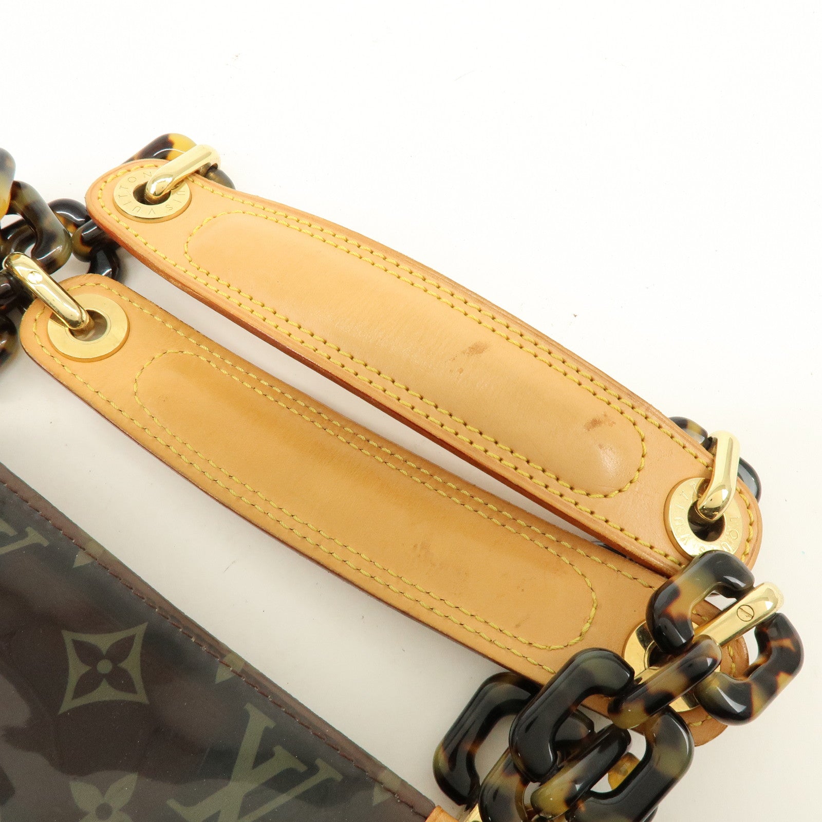 Louis Vuitton Monogram Cabas Ambre PM Tote Bag Clear Brown M92502