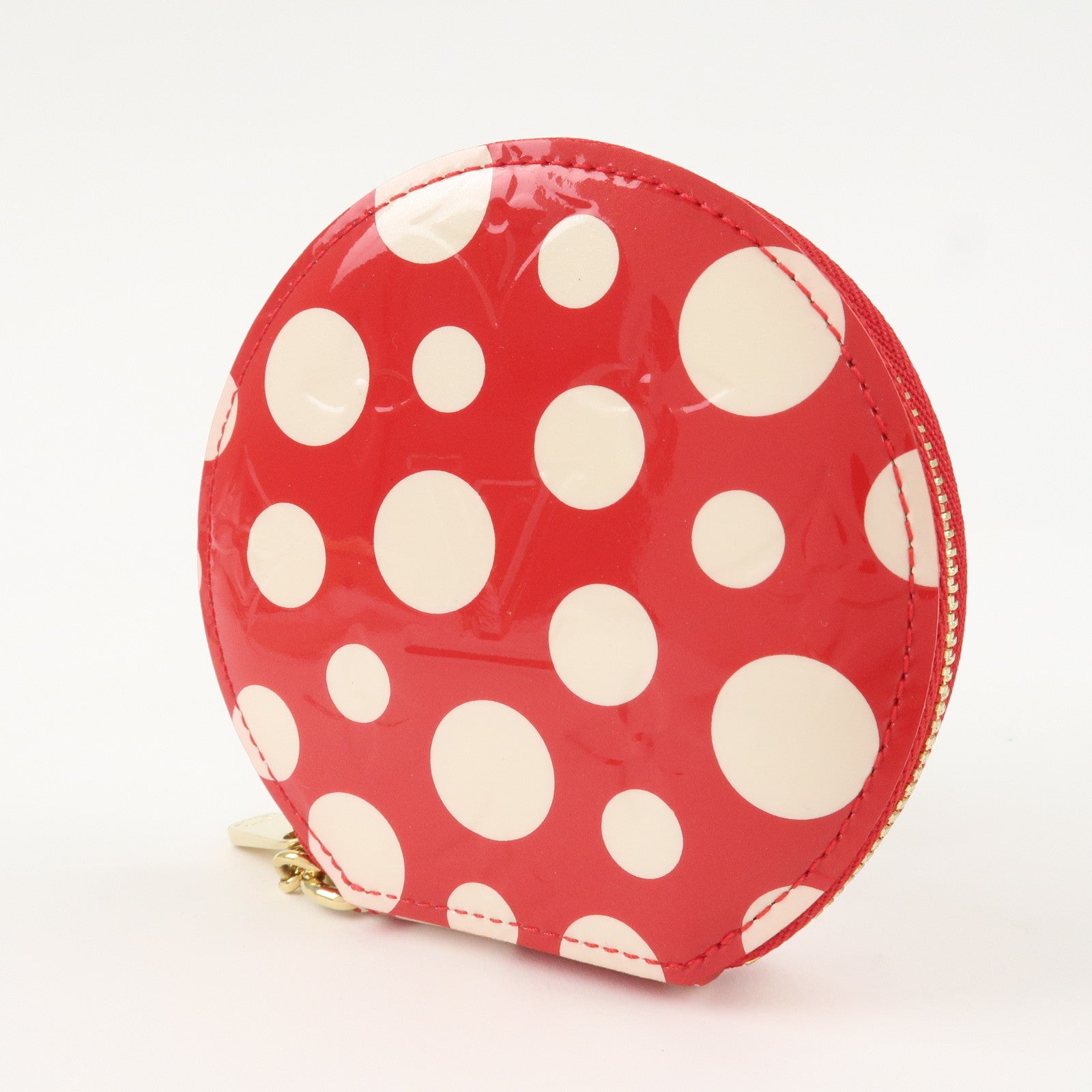 Louis Vuitton Vernis Yayoi Kusama Porte Monnaie Chapeau Coin M91570 Used