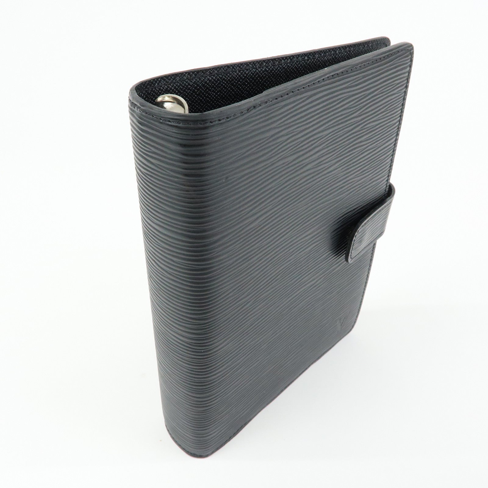 Louis Vuitton Epi Agenda MM Planner Cover Noir Black R20202
