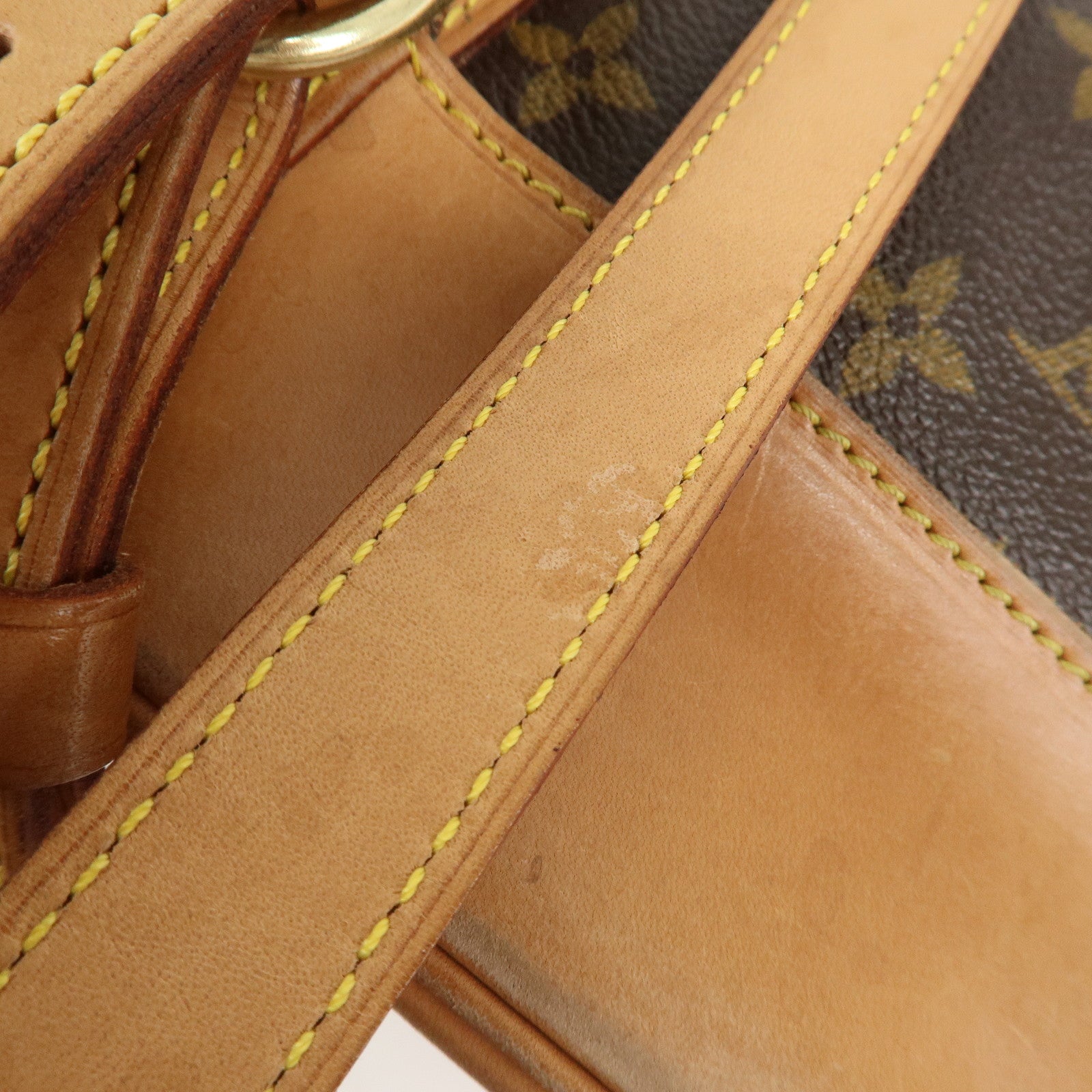 Louis Vuitton Monogram Randonnee PM Laundry Bag Brown M42243 Used