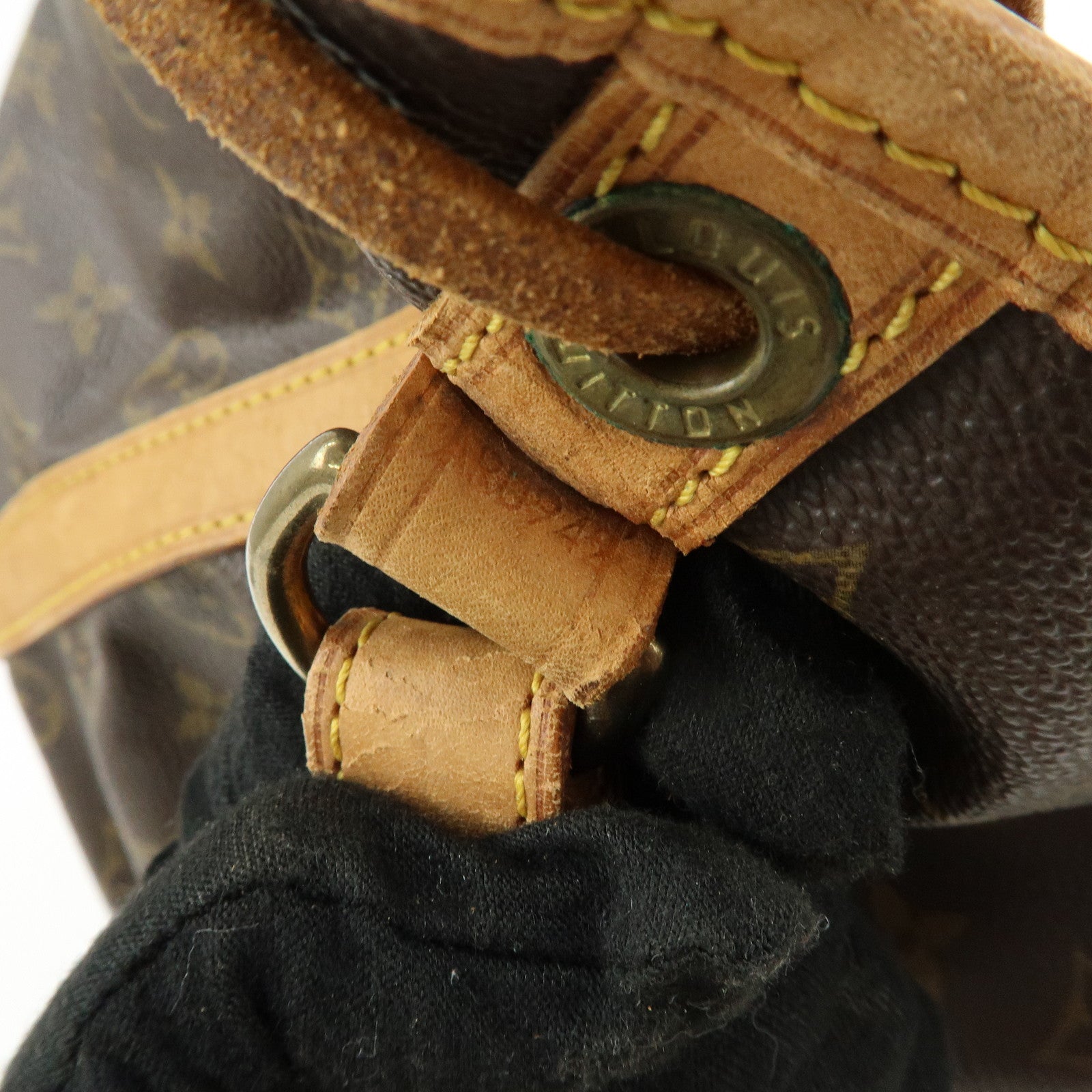 Louis Vuitton Monogram Petit Noe Shoulder Bag Brown M42226