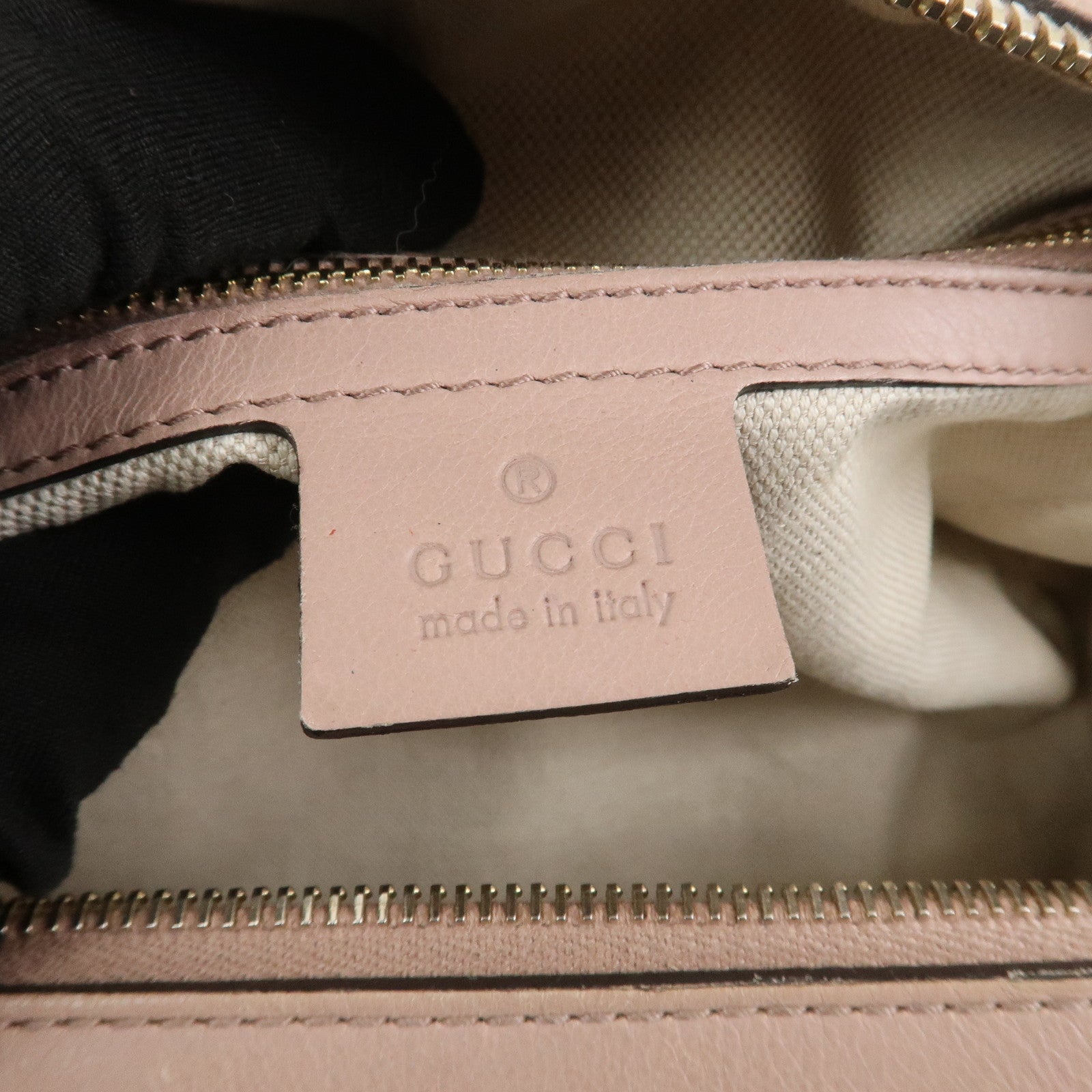 GUCCI Micro Guccissima 2Way Bag Boston Bag Pink 269876