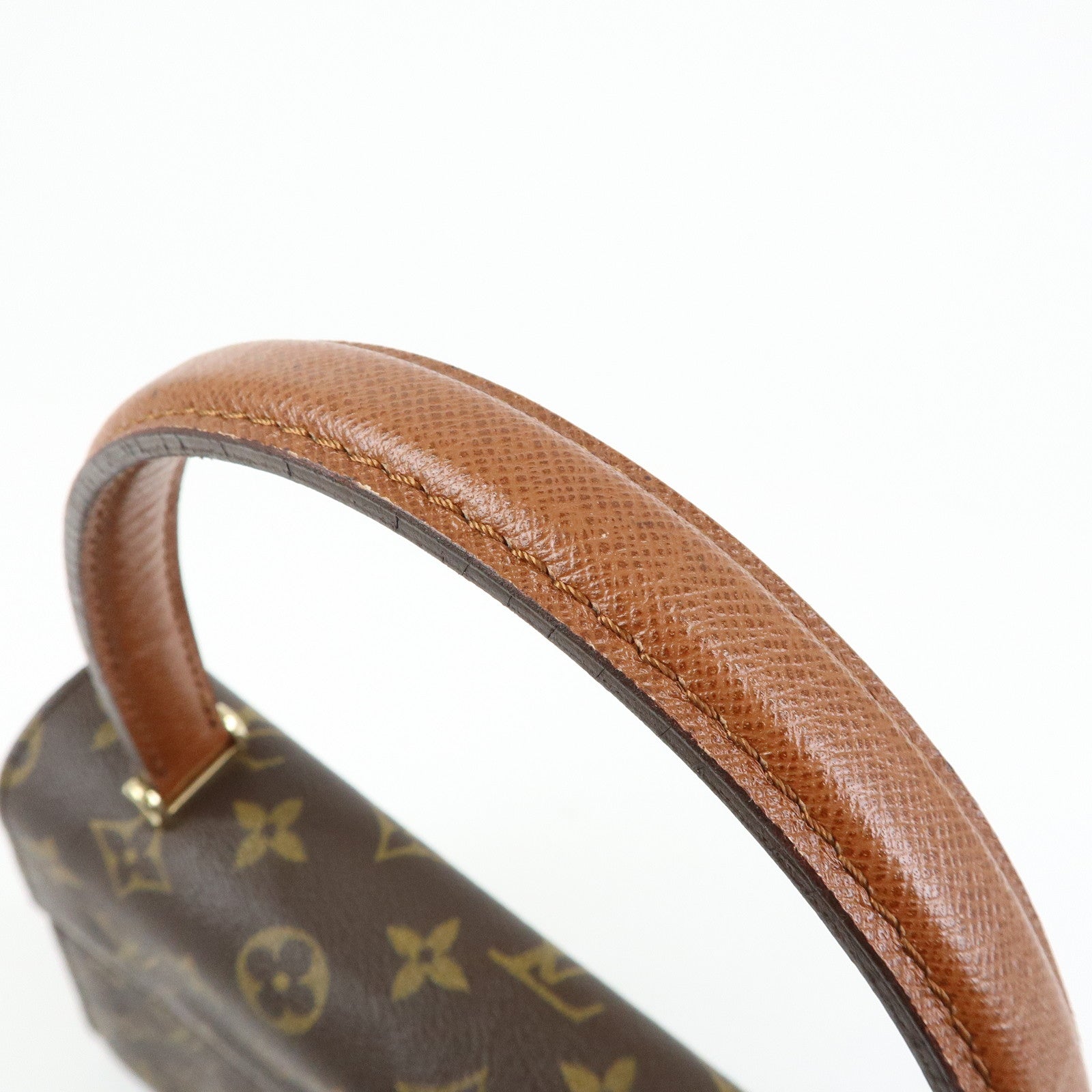 Louis Vuitton Monogram Malesherbes Canvas Hand Bag Brown M51379