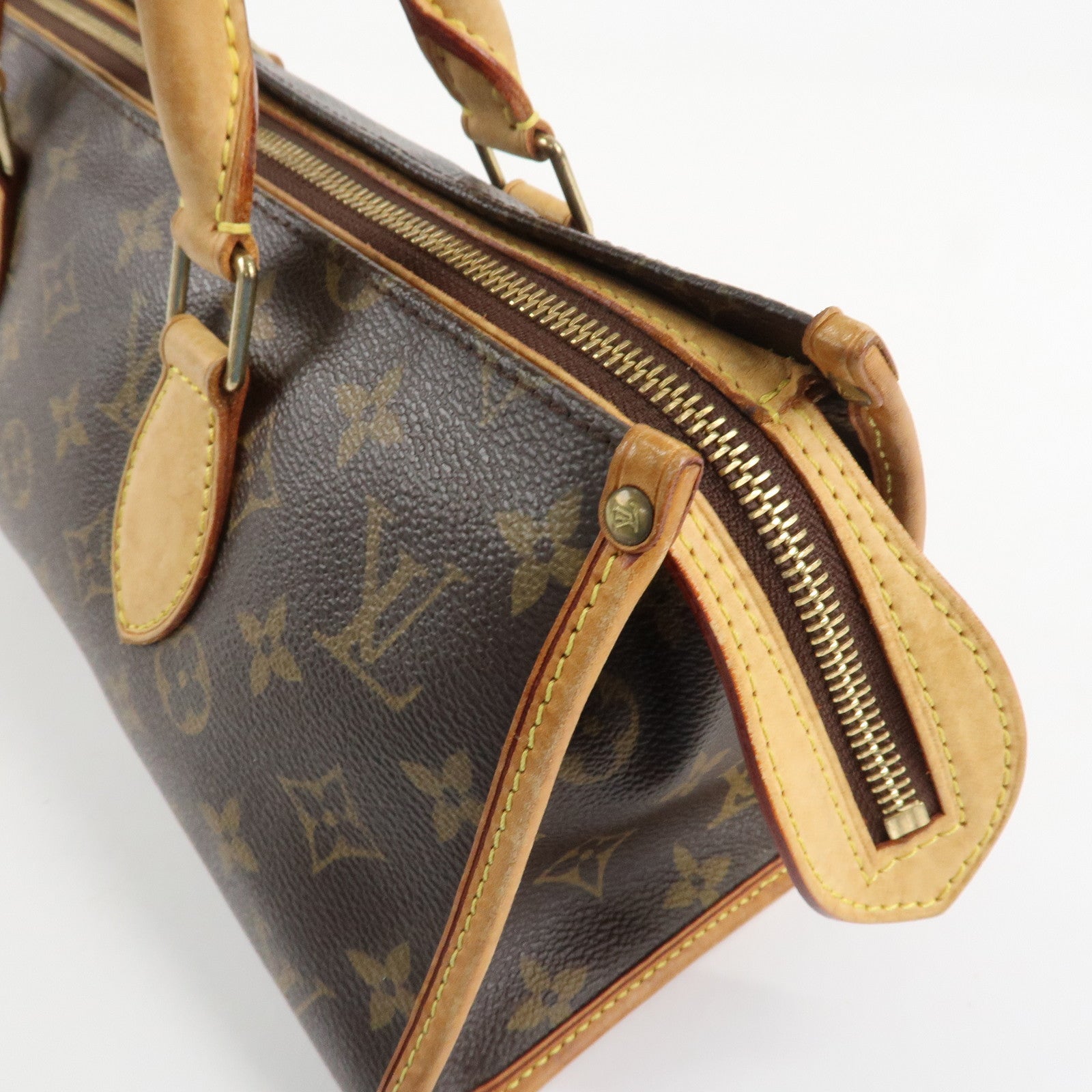Louis Vuitton Monogram Popincourt Hand Bag Brown M40009 Used