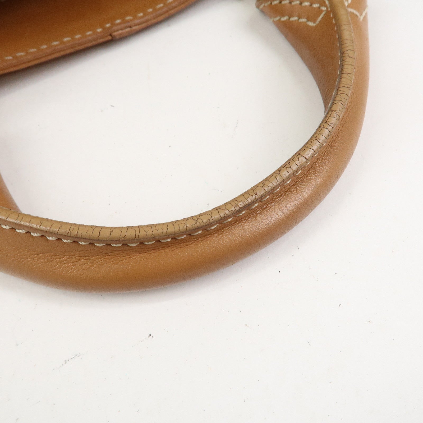 CELINE Macadam Leather Boogie Bag Hand Bag Tote Bag Brown