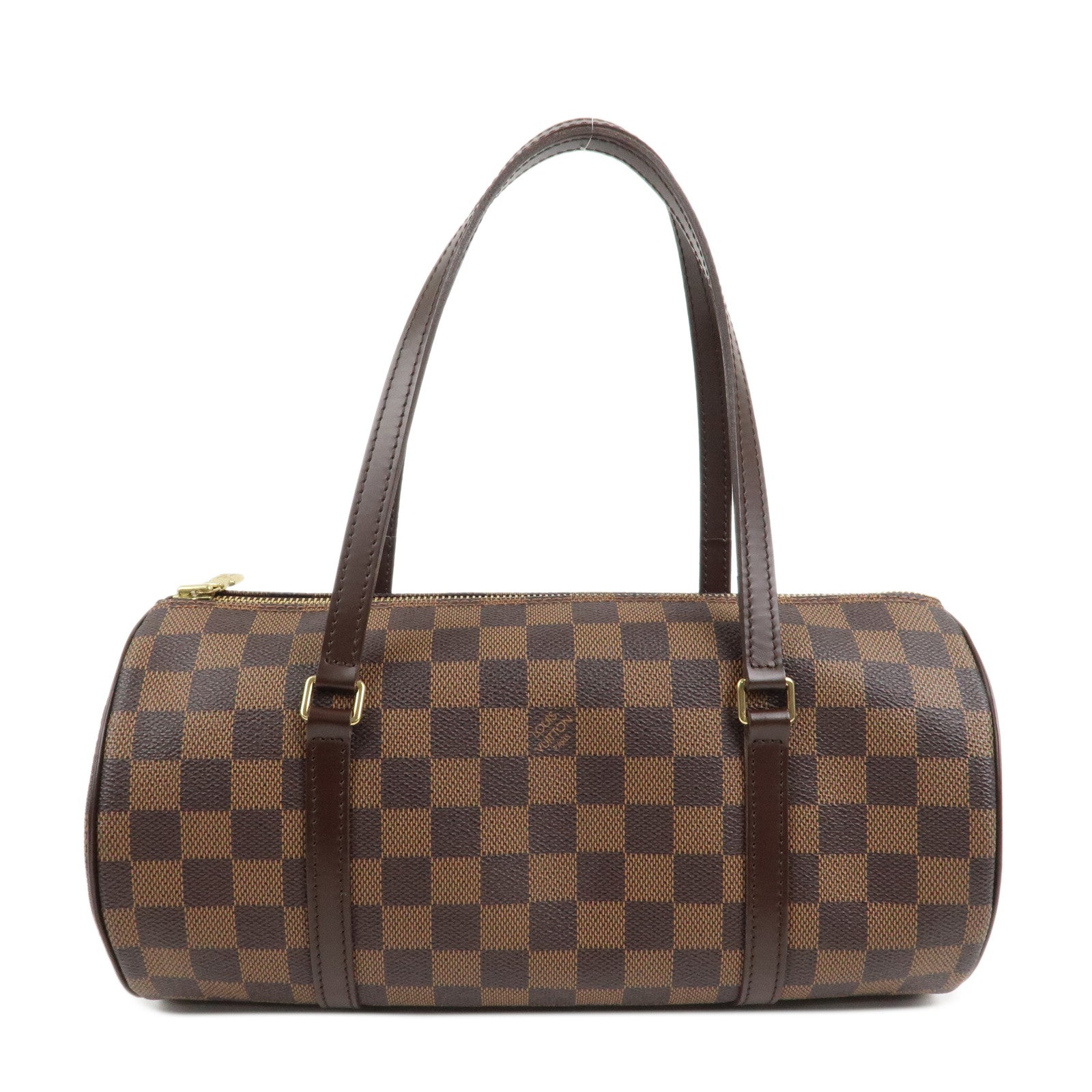 Louis Vuitton Damier Ebene Papillon 30 Hand Bag Brown N51303