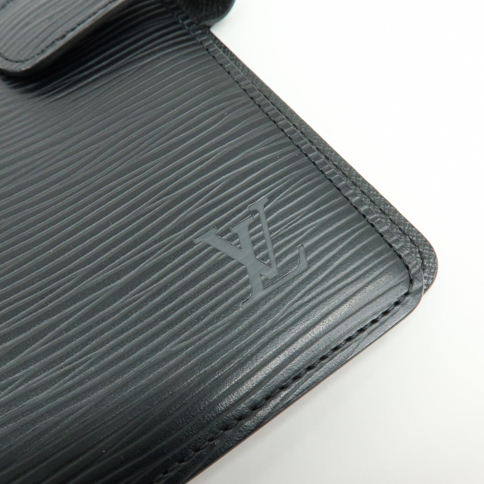 Louis Vuitton Epi Agenda MM Planner Cover Noir Black R20202