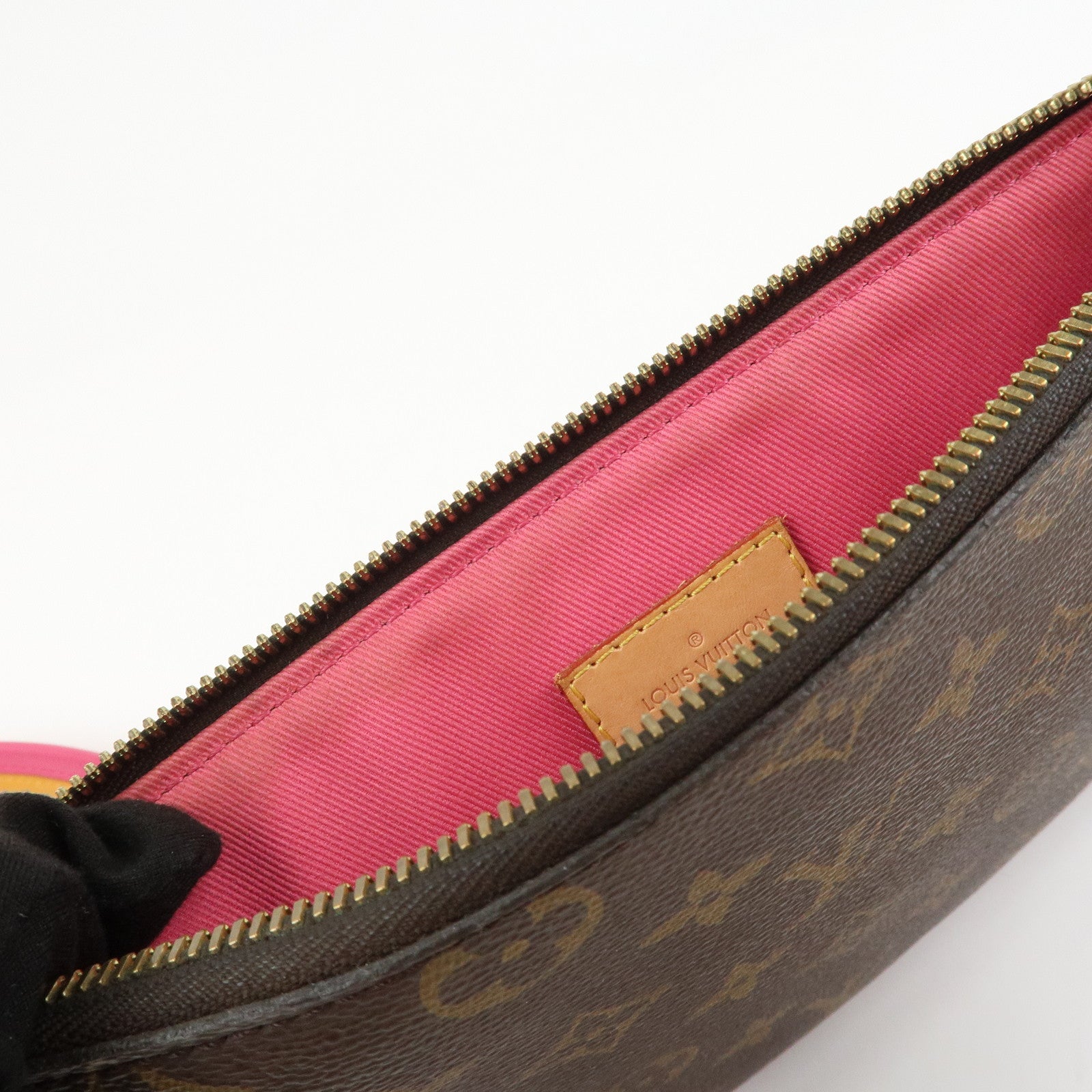 Louis Vuitton Monogram Canvas Lorette Shoulder Bag Hot Pink M44053