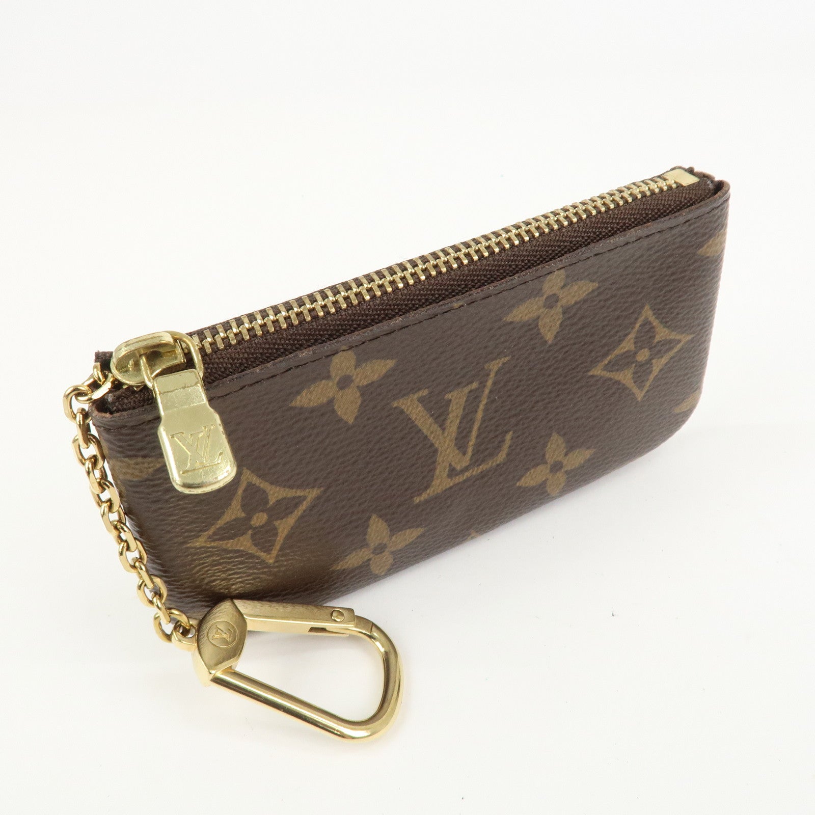 Louis Vuitton Monogram Pochette Cles Coin Case Key Case M62650