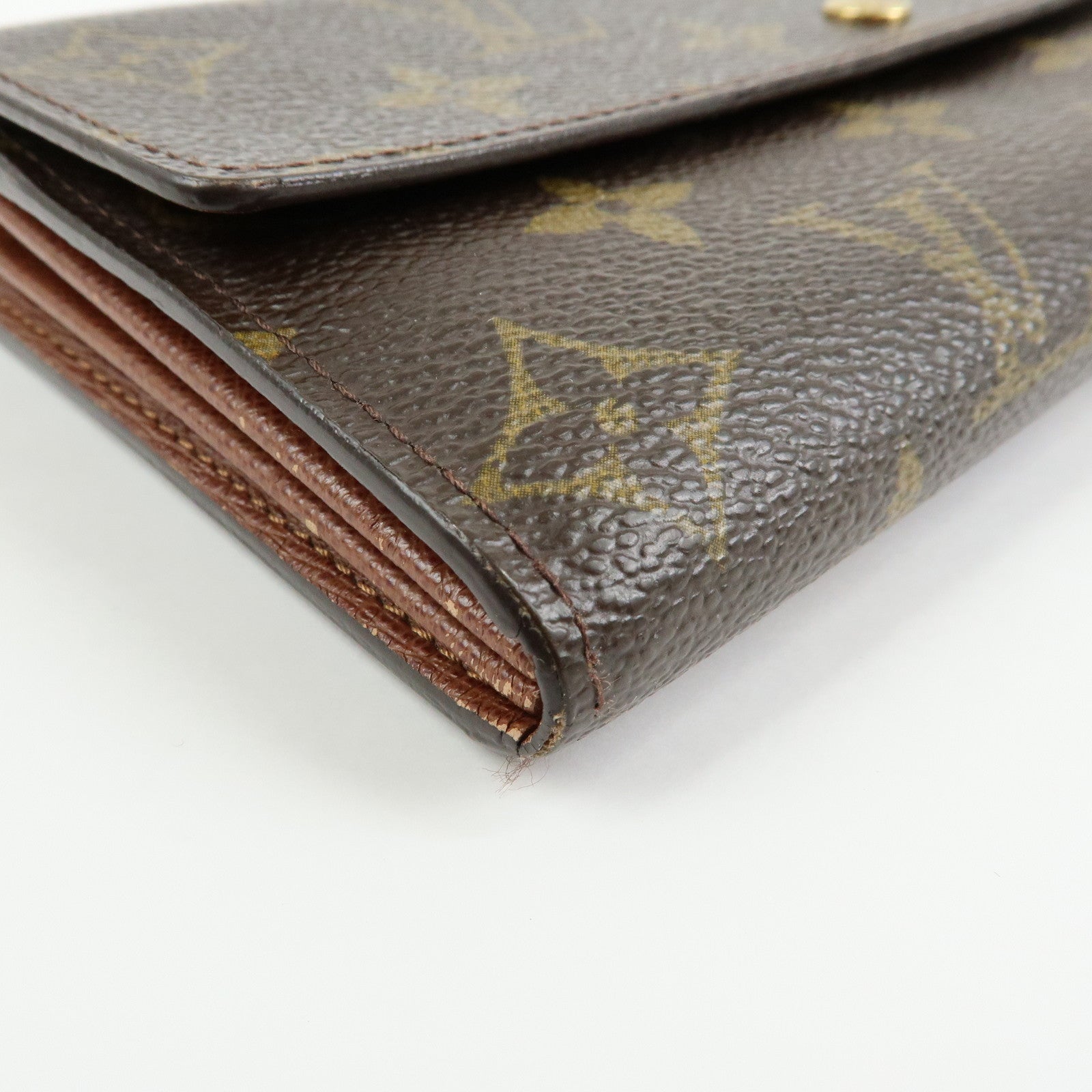 Louis Vuitton Monogram Porte Monnaie Credit Long Wallet M61726
