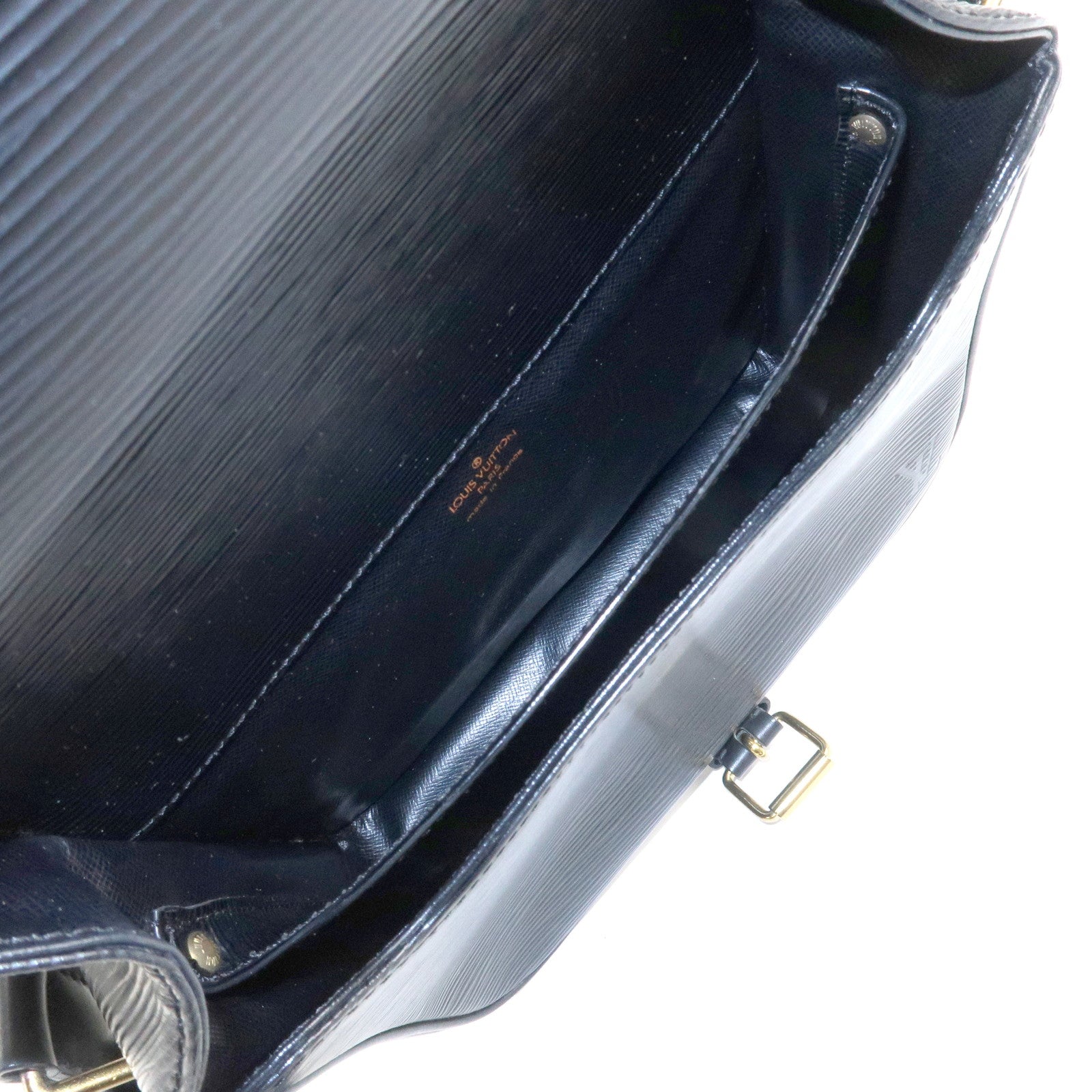 Louis Vuitton Epi Cartouchiere Shoulder Bag Noir Black M52242