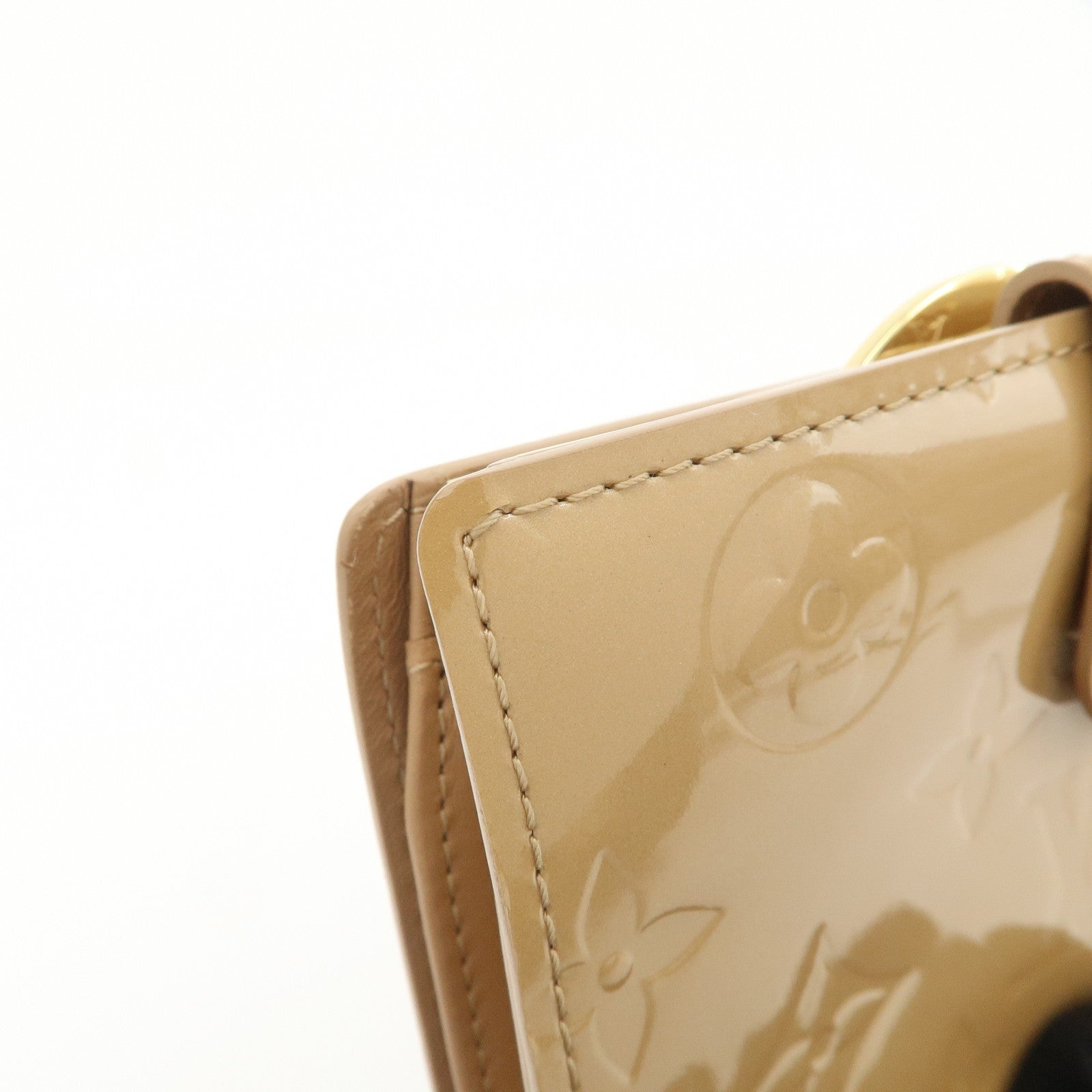 Louis Vuitton Monogram Vernis Porte Monnaie Noisette M91361