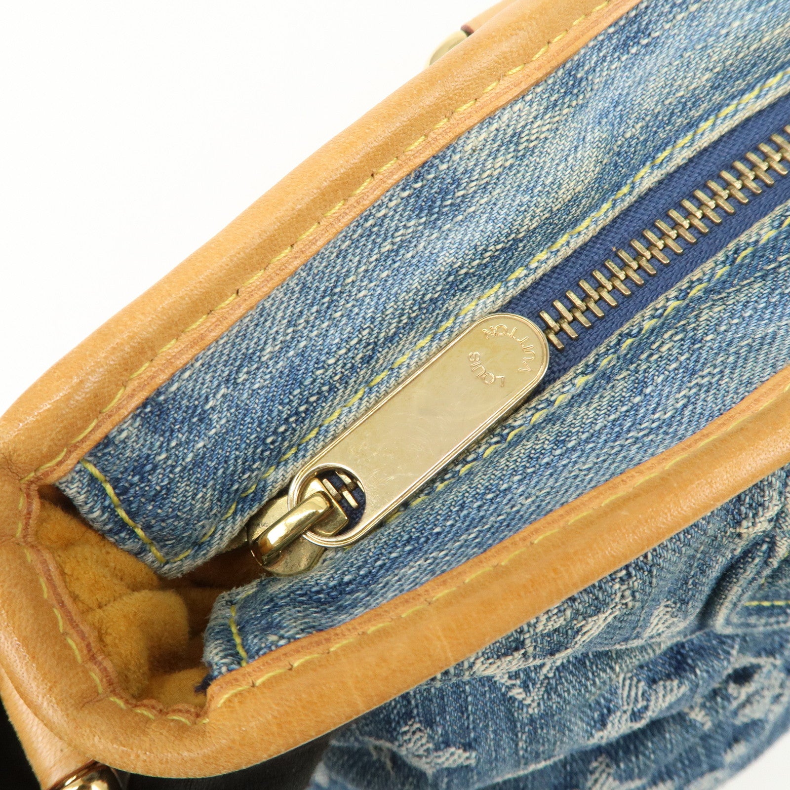 Louis Vuitton Monogram Denim Neo Cabby MM 2Way Bag Hand Bag M95349