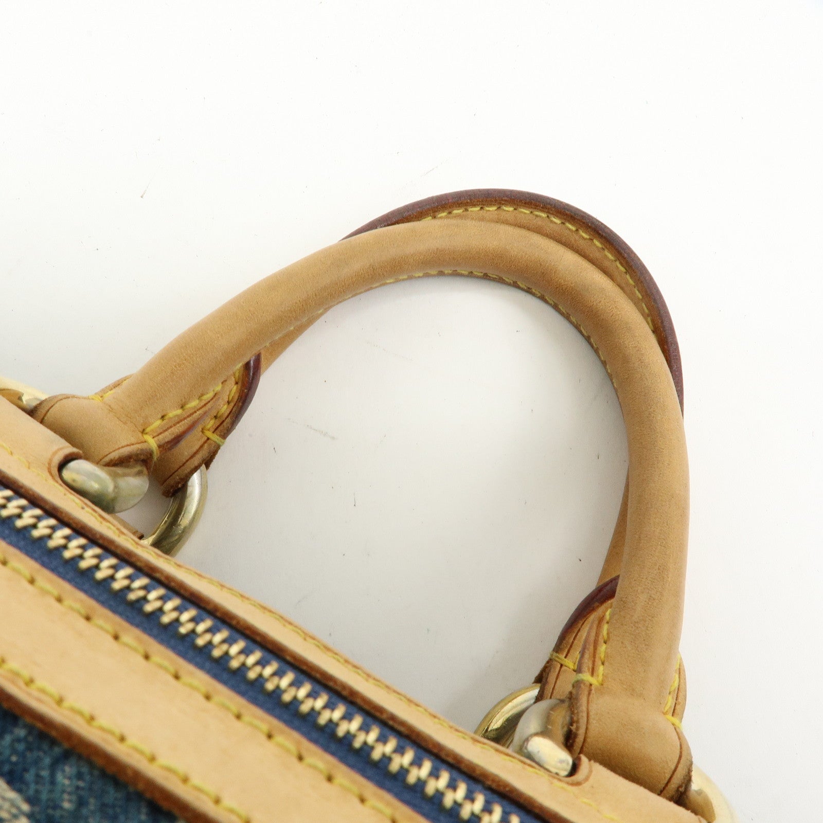 Louis Vuitton Monogram Denim Neo Speedy Boston Bag Blue M95019