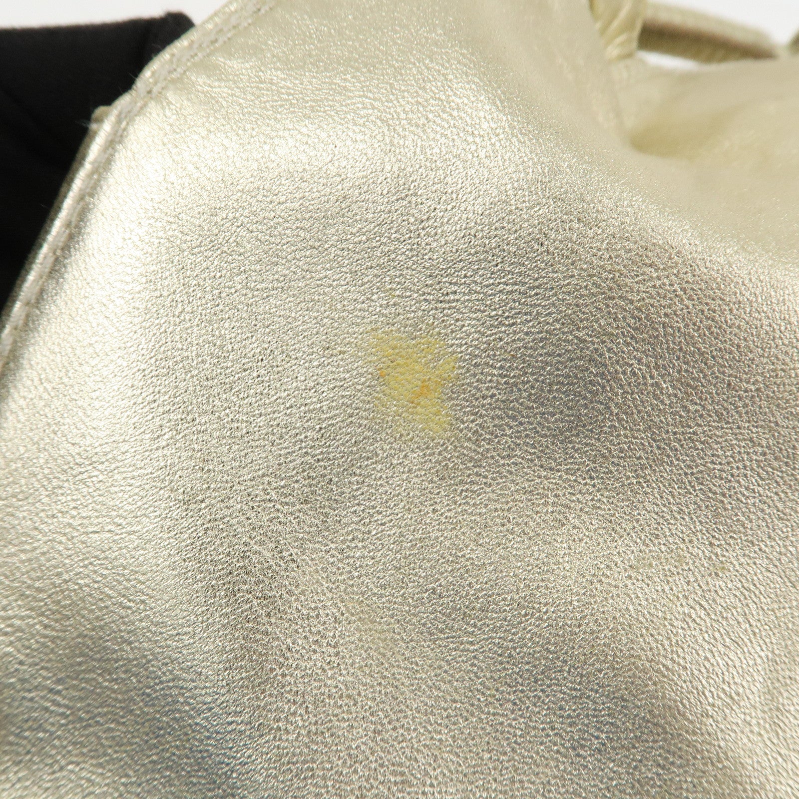 LOEWE Anagram Leather Nappa Aire Hand Bag Tote Bag Gold