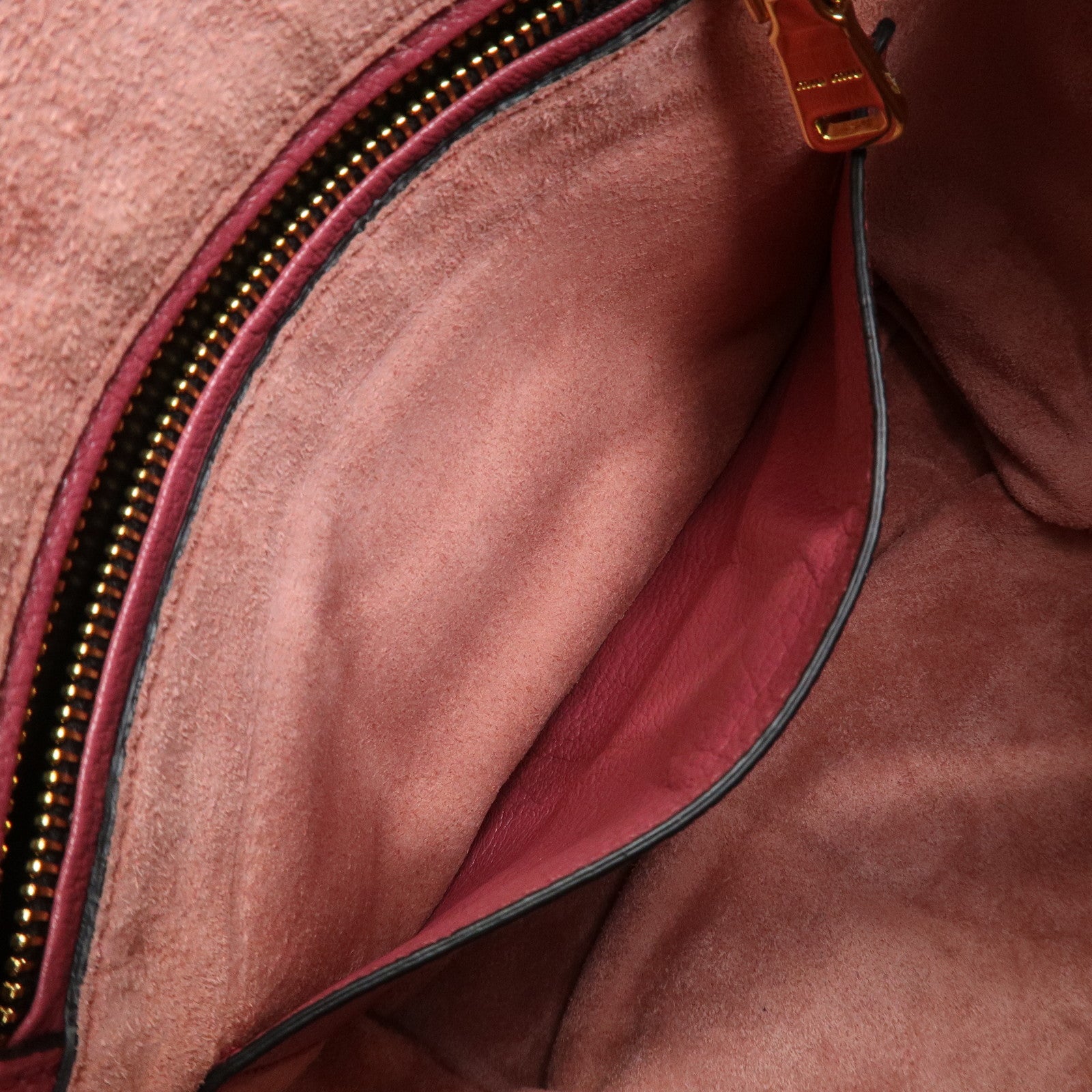 MIU MIU Madras 2Way Bag Hand Bag Shoulder Bag Pink RR1951