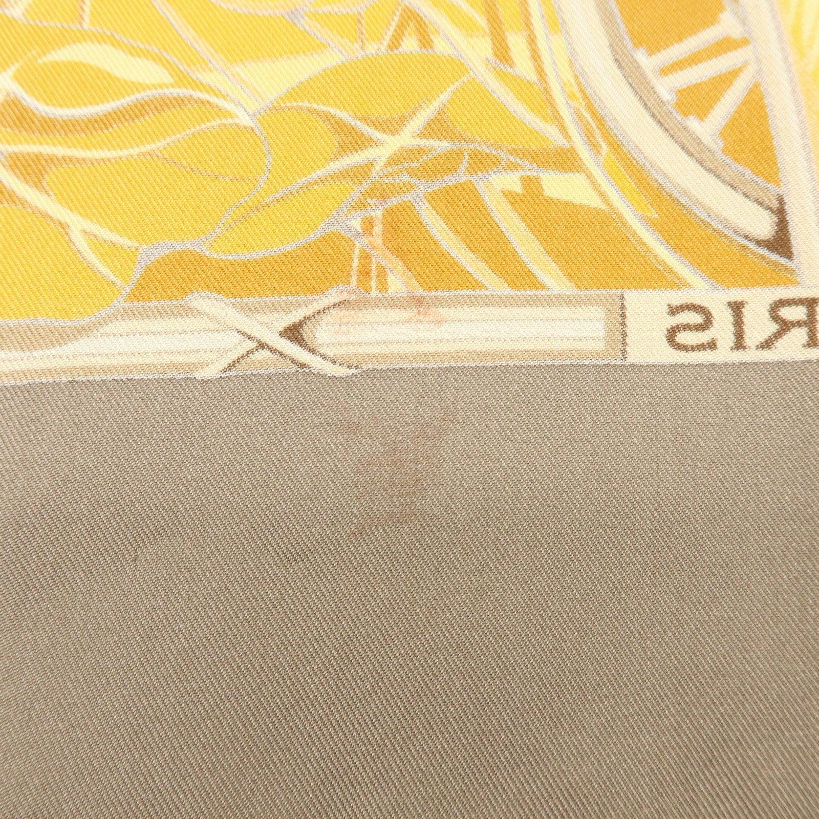 HERMES Carre 90 Silk 100% RYTHMES DU MONDE Scarf Orange