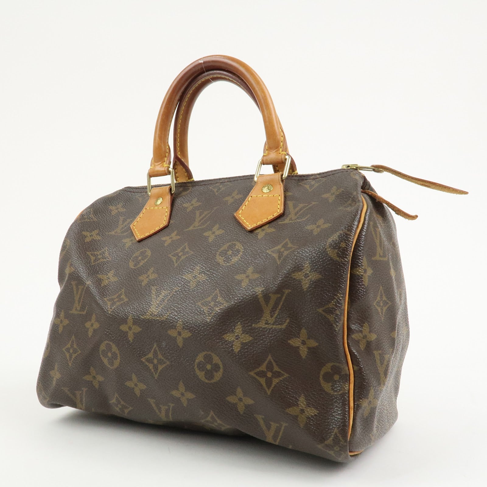 Louis Vuitton Monogram Speedy 25 Boston Bag Hand Bag Brown M41528