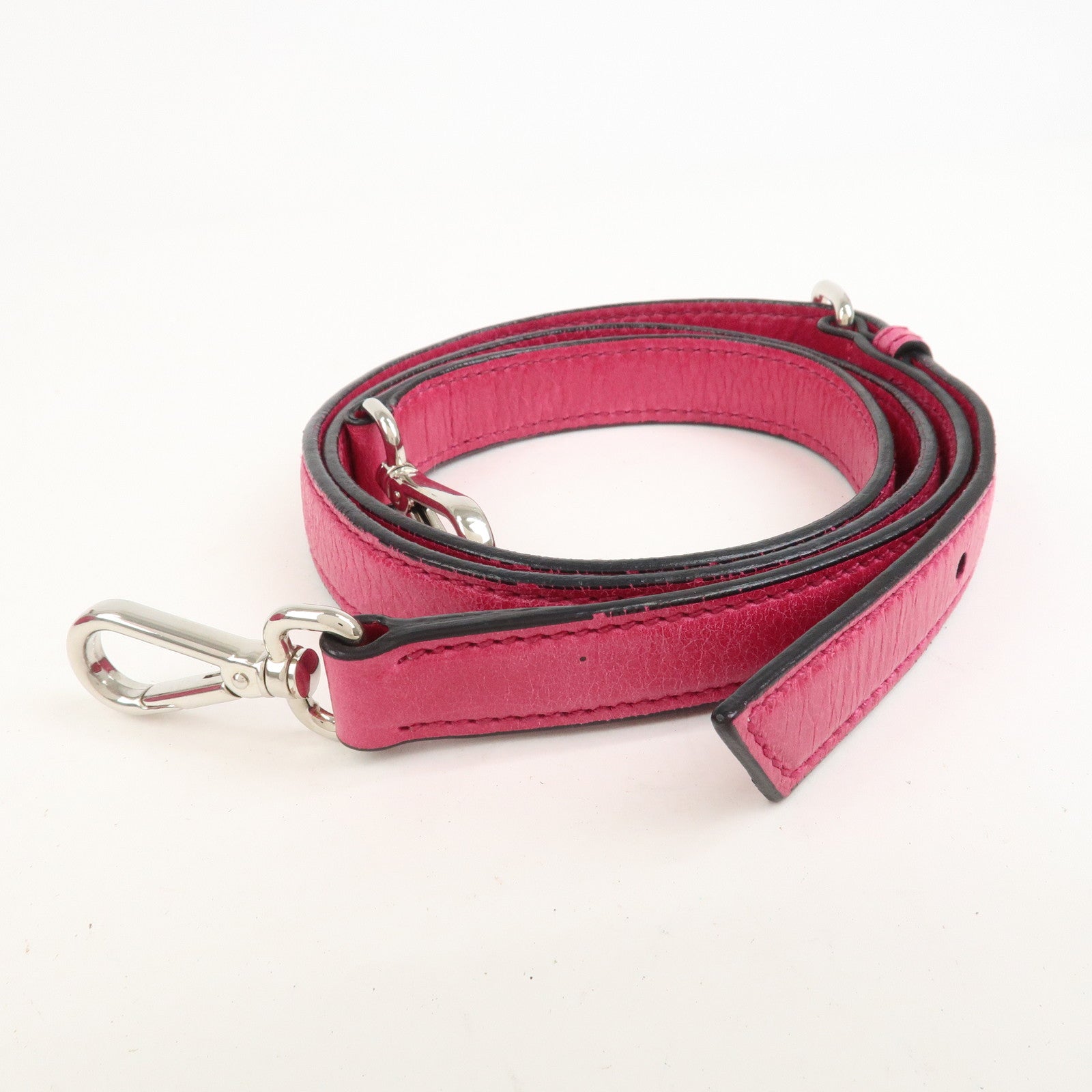 MIU MIU Logo 2Way Bag Hand Bag Shoulder Bag Pink